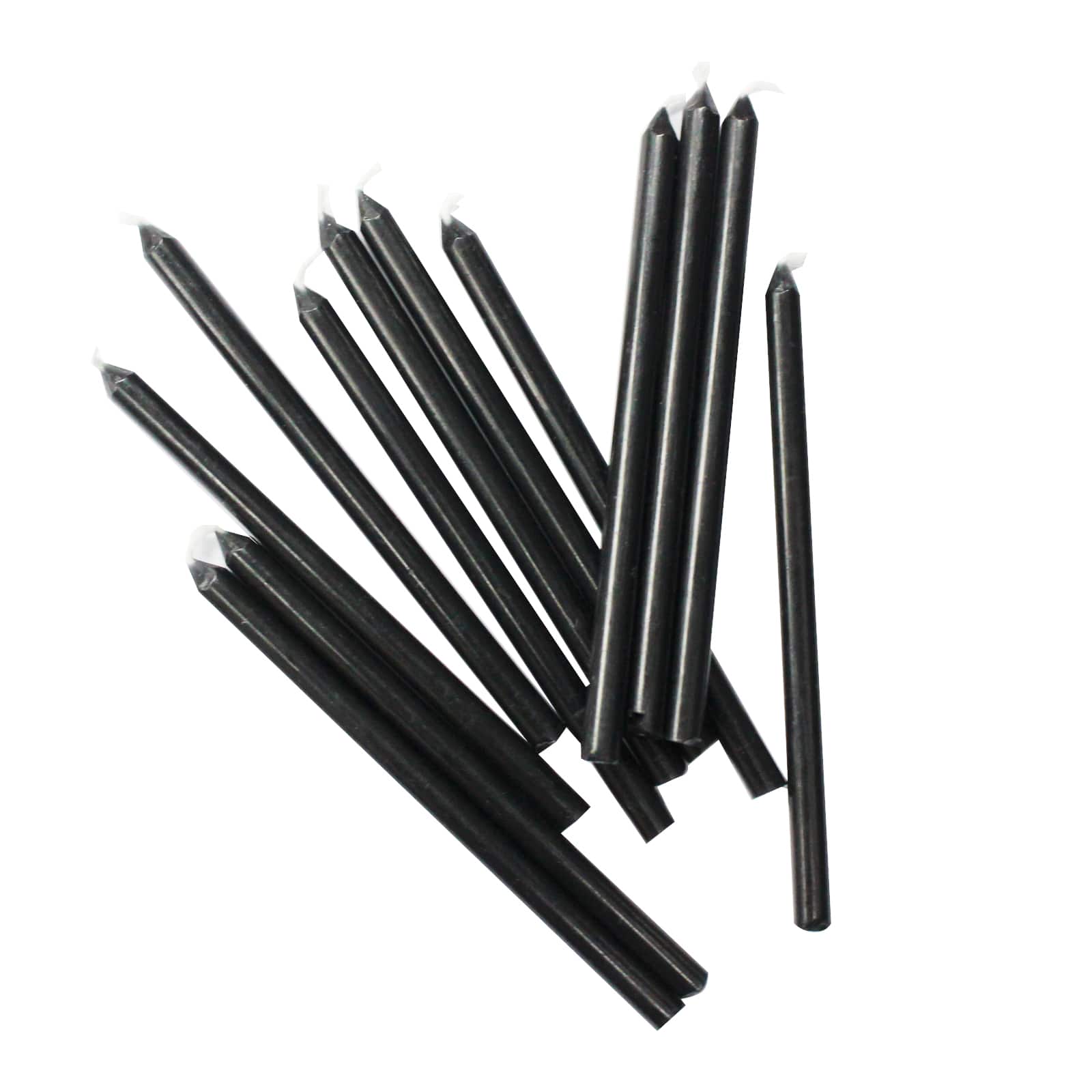12 Packs: 12 ct. (144 total) Black Candles by Celebrate It&#xAE;