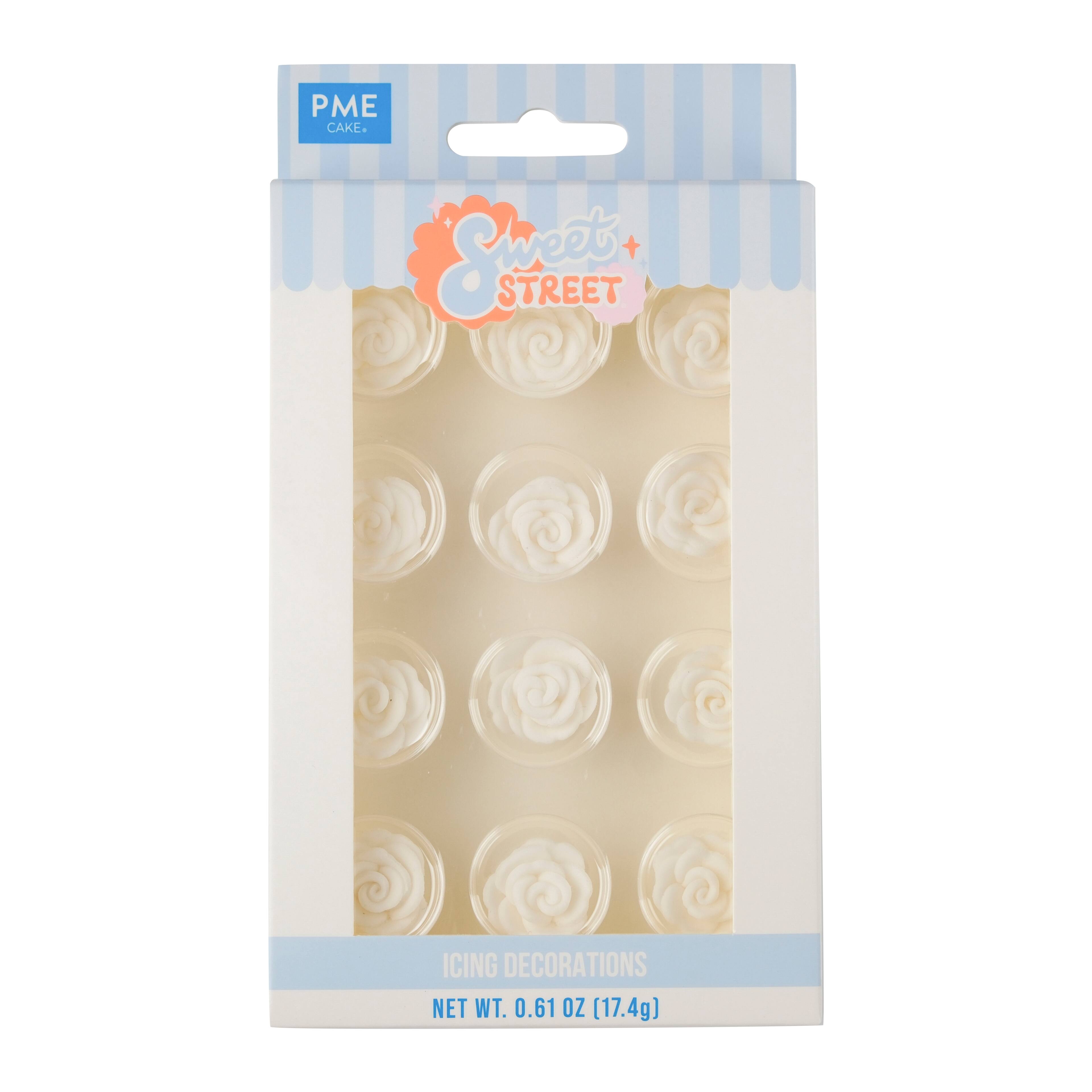 PME Cake Sweet Street® Rose Icing Decorations, 12ct.