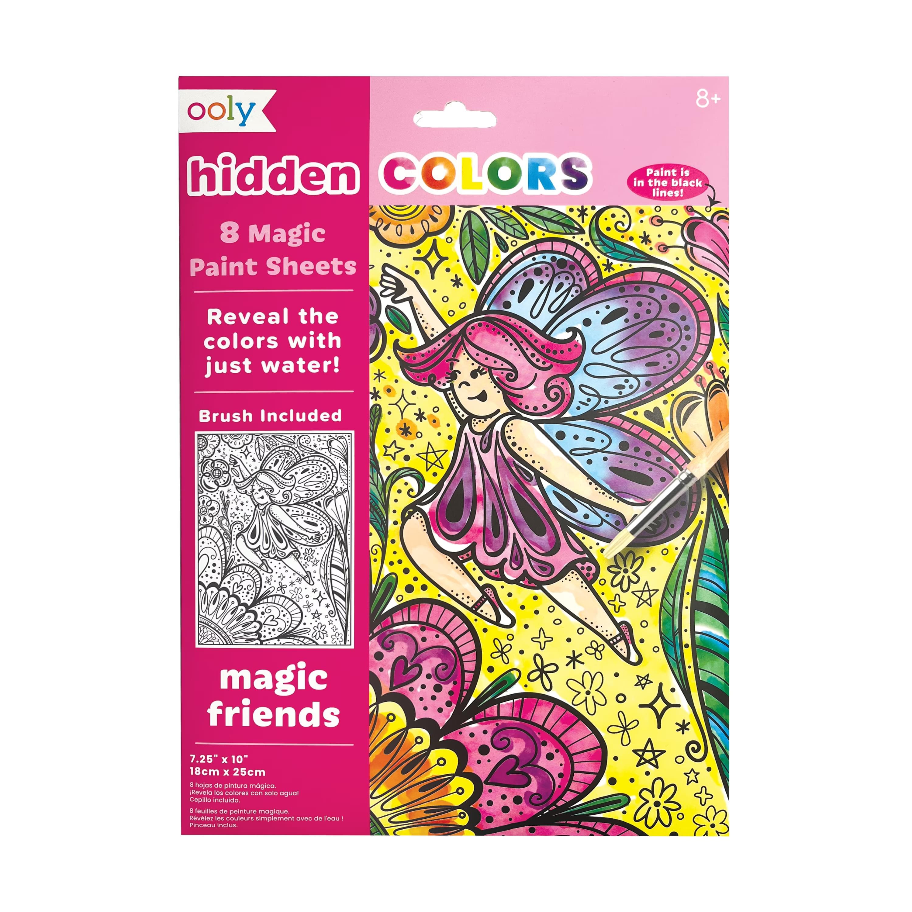 OOLY Hidden Colors Magic Friends Magic Paint Sheets