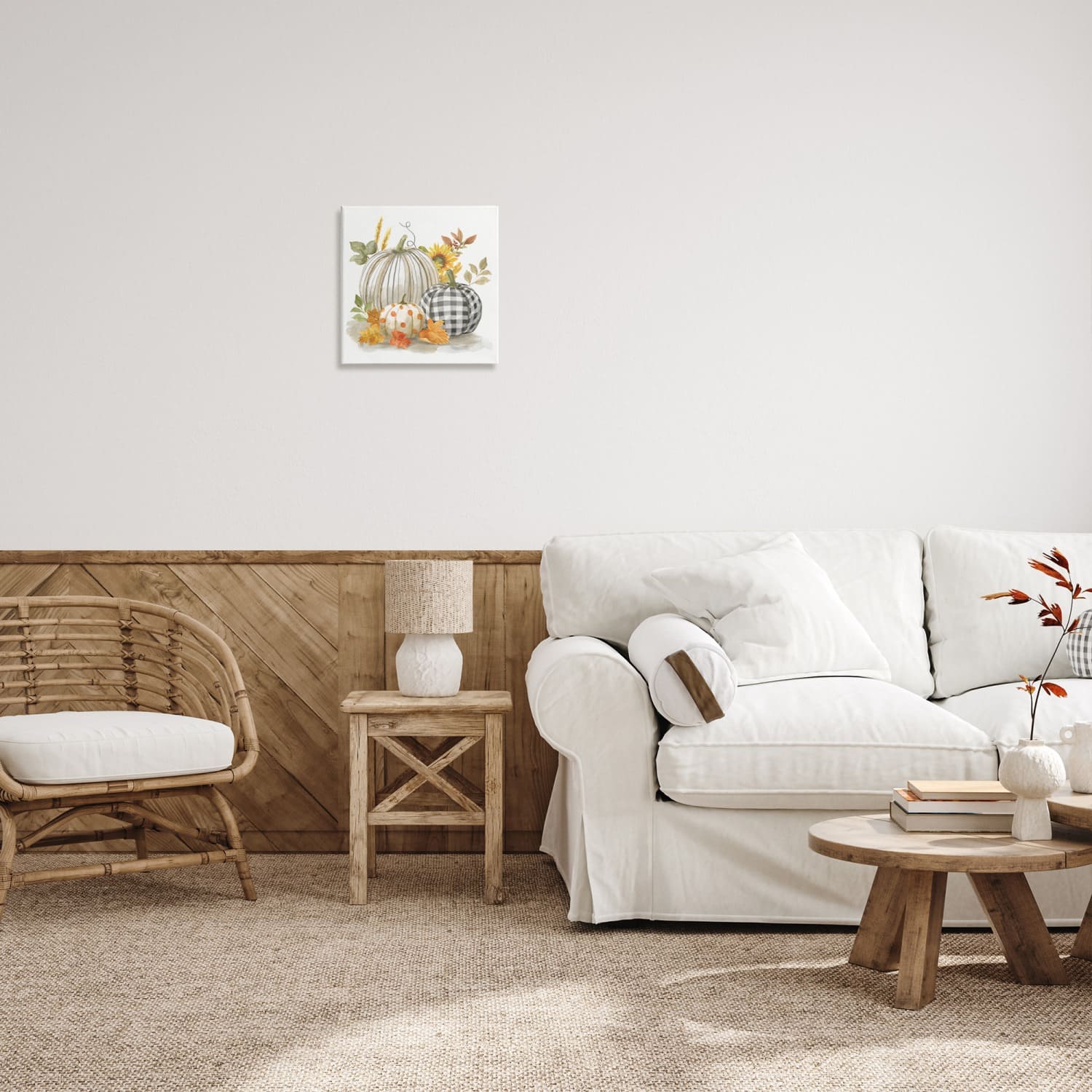 Stupell Industries Patterned Pumpkins Autumn Harvest Canvas Wall Art