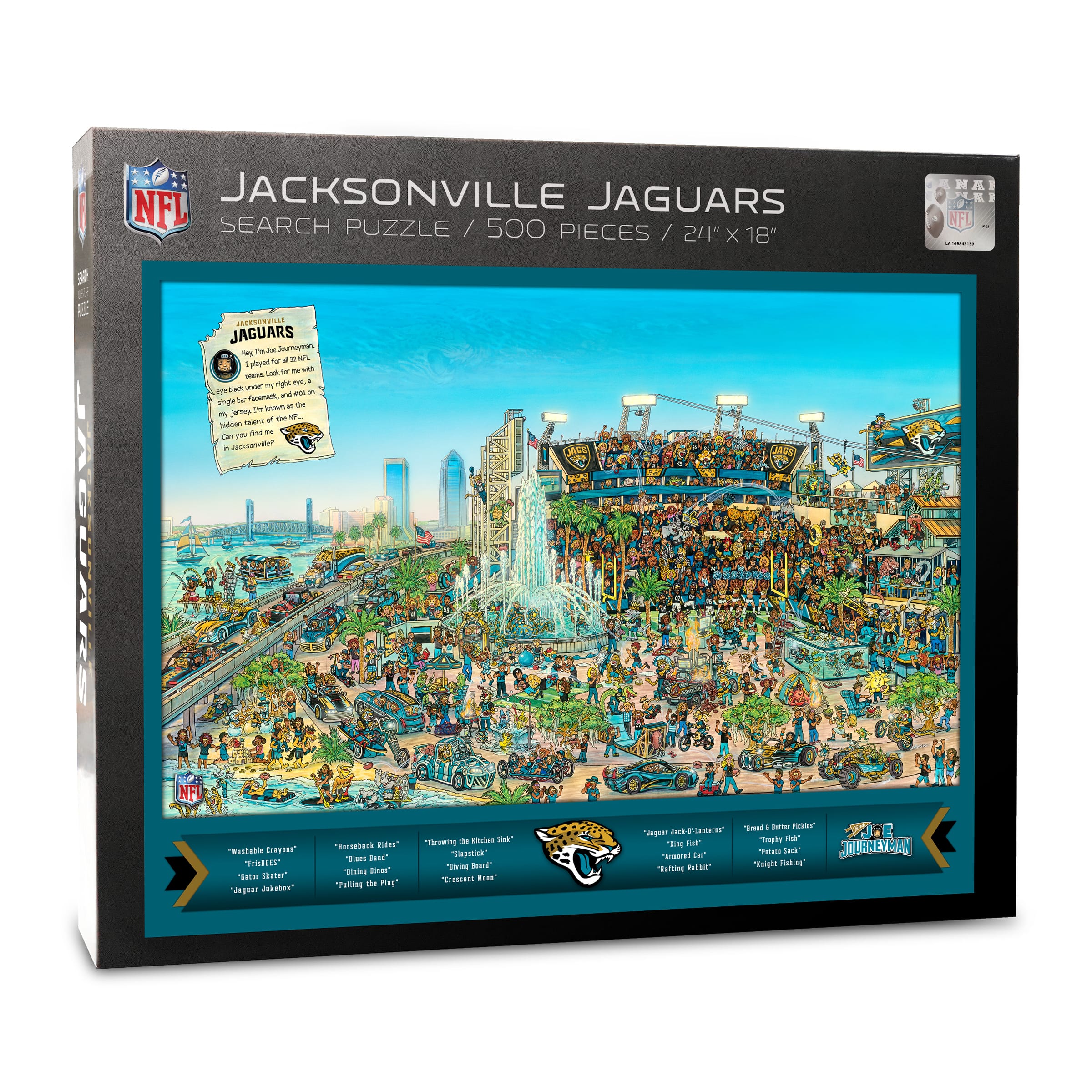 Joe Journeyman NFL 500 Piece Jigsaw Puzzle