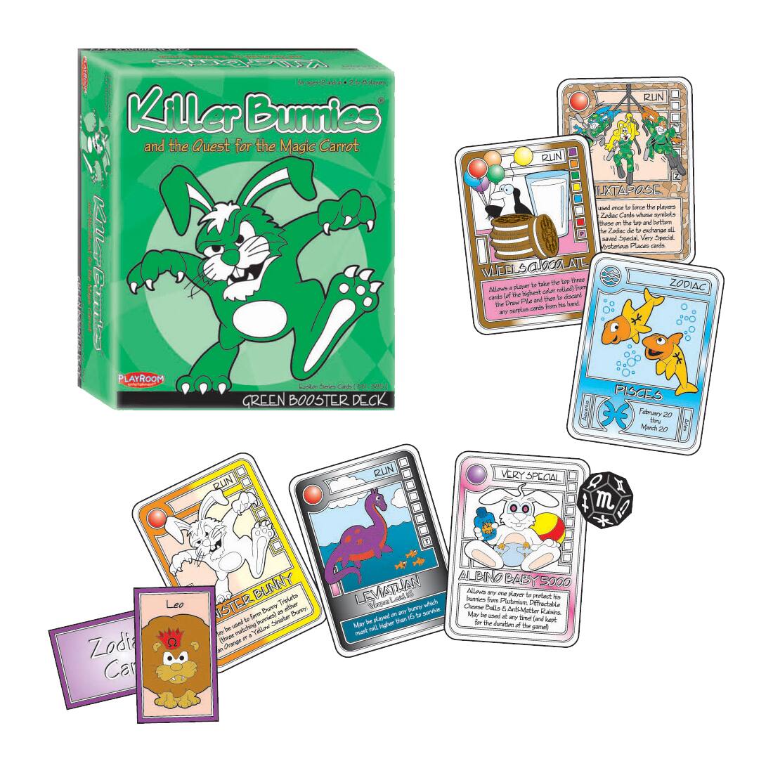 Killer Bunnies&#xAE; and the Quest for the Magic Carrot: Green Booster Deck