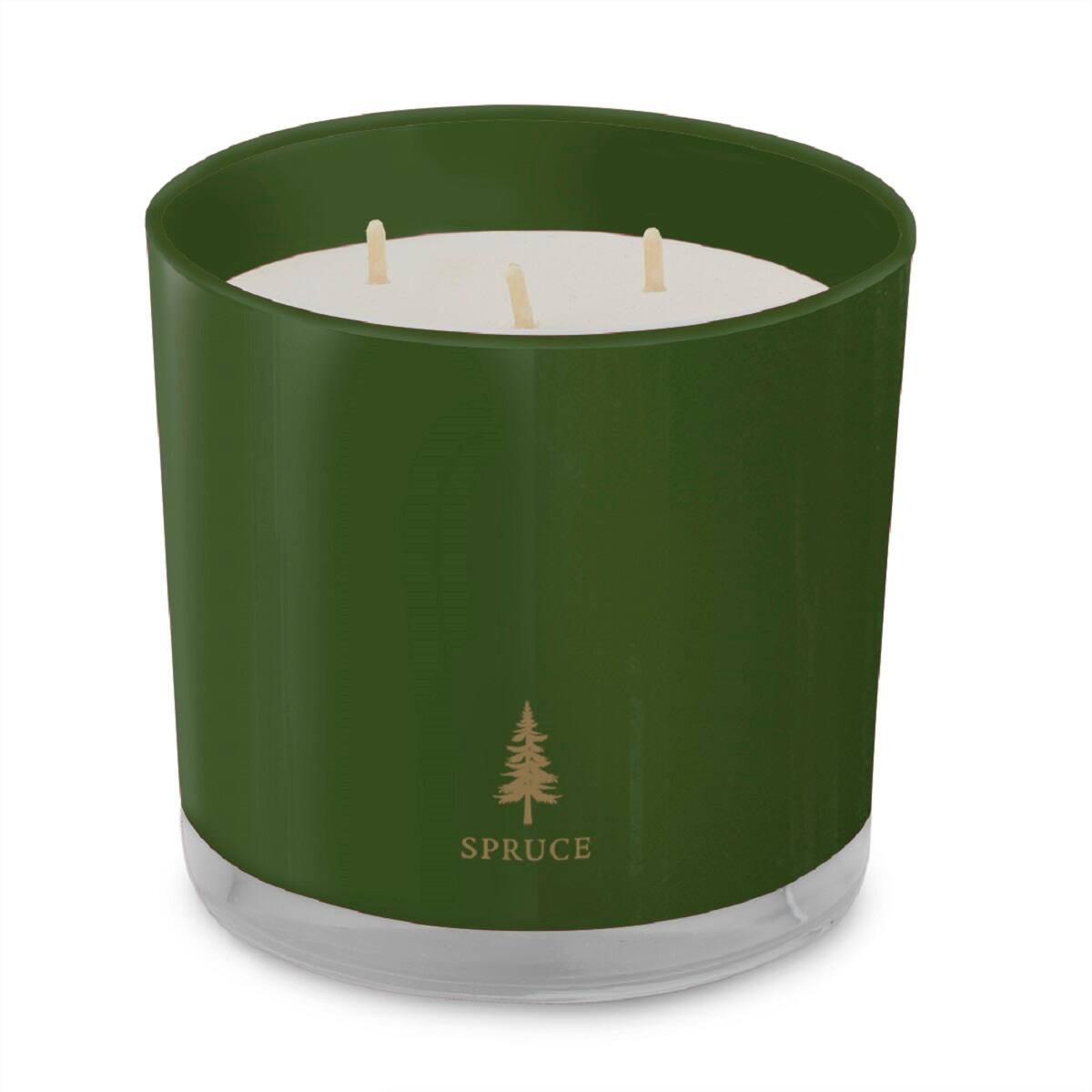 Root Candles Spruce 3-Wick Scented Beeswax Blend Candle