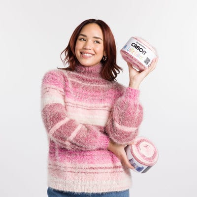 Caron® Latte Cakes™ Simple Knit Pullover | Projects | Michaels