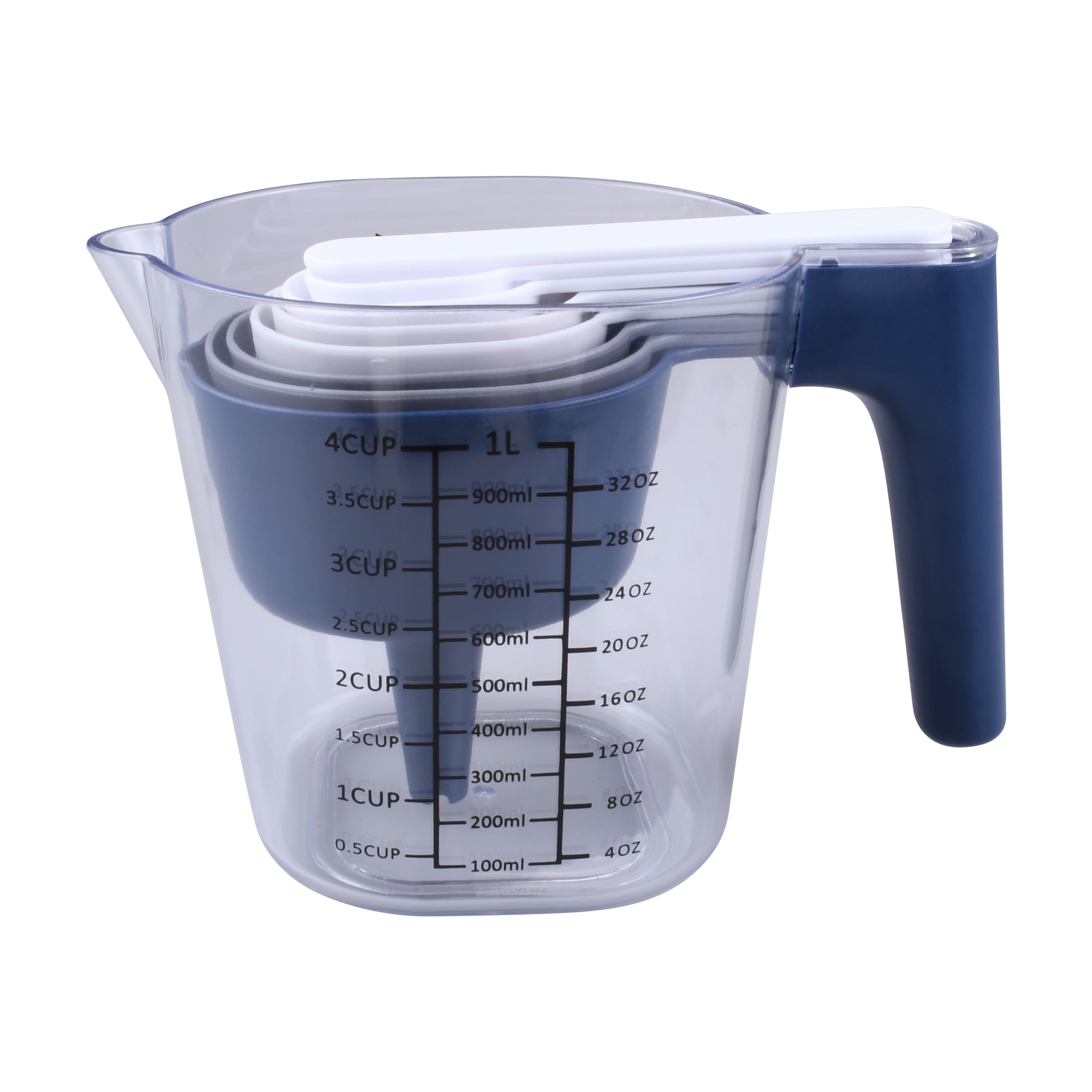 Nested Measuring Cup &#x26; Spoon Set by Makery&#x2122;