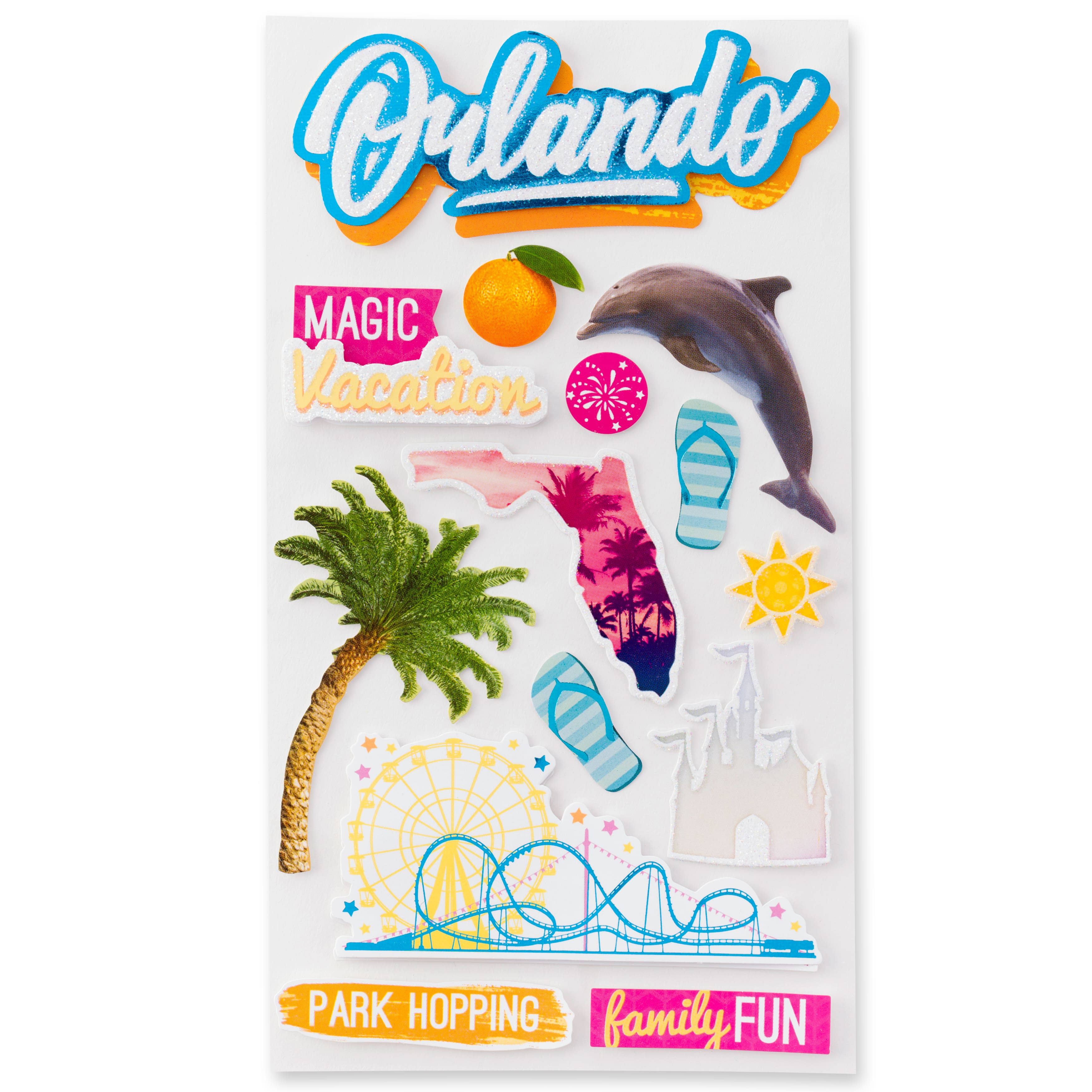 12 Pack: Orlando Stickers by Recollections&#x2122;
