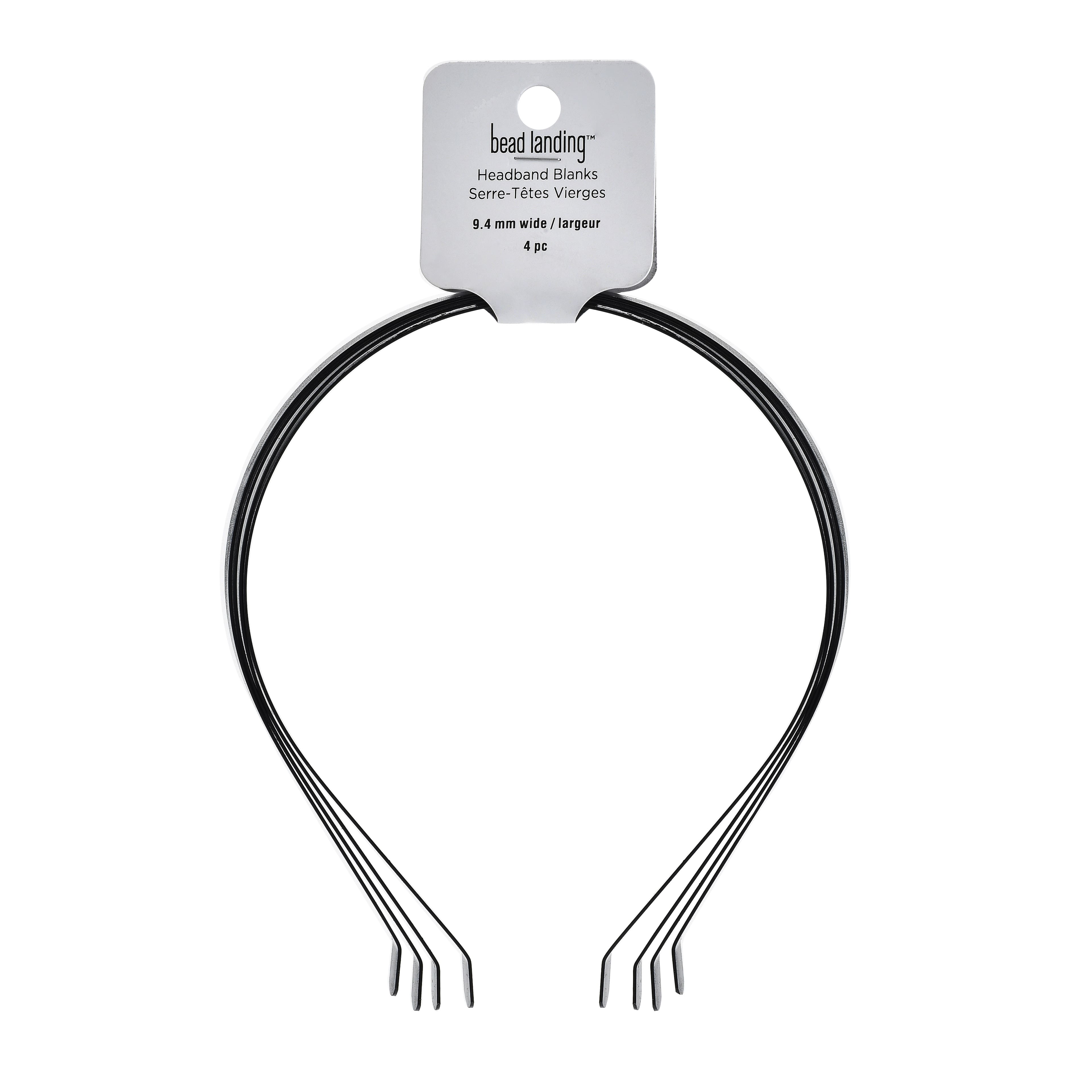 9.4mm Metal Headband Blanks, 4ct. by Bead Landing™