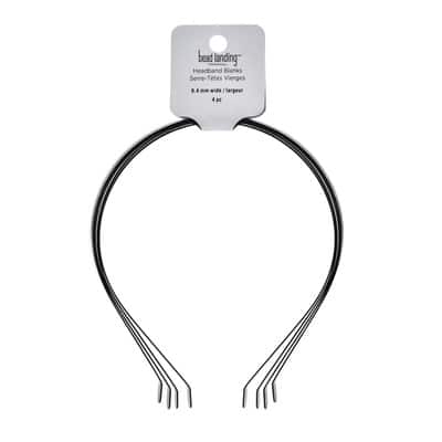9.4mm Metal Headband Blanks, 4ct. by Bead Landing™ image