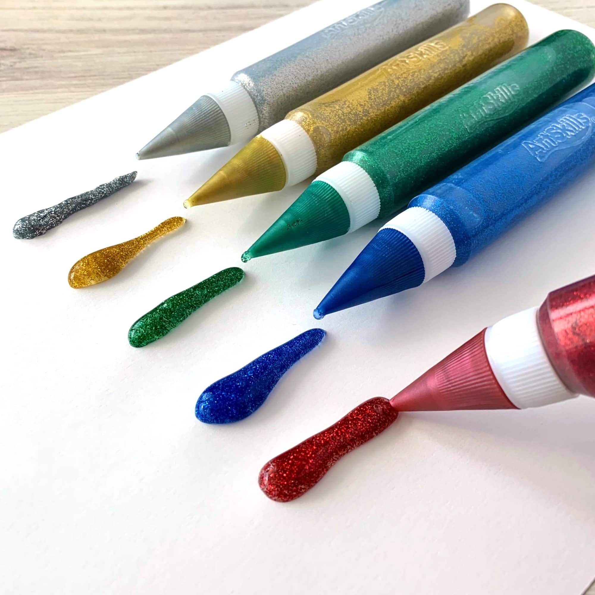 ArtSkills® Jumbo 5 Color Classic Glitter Glue Pens
