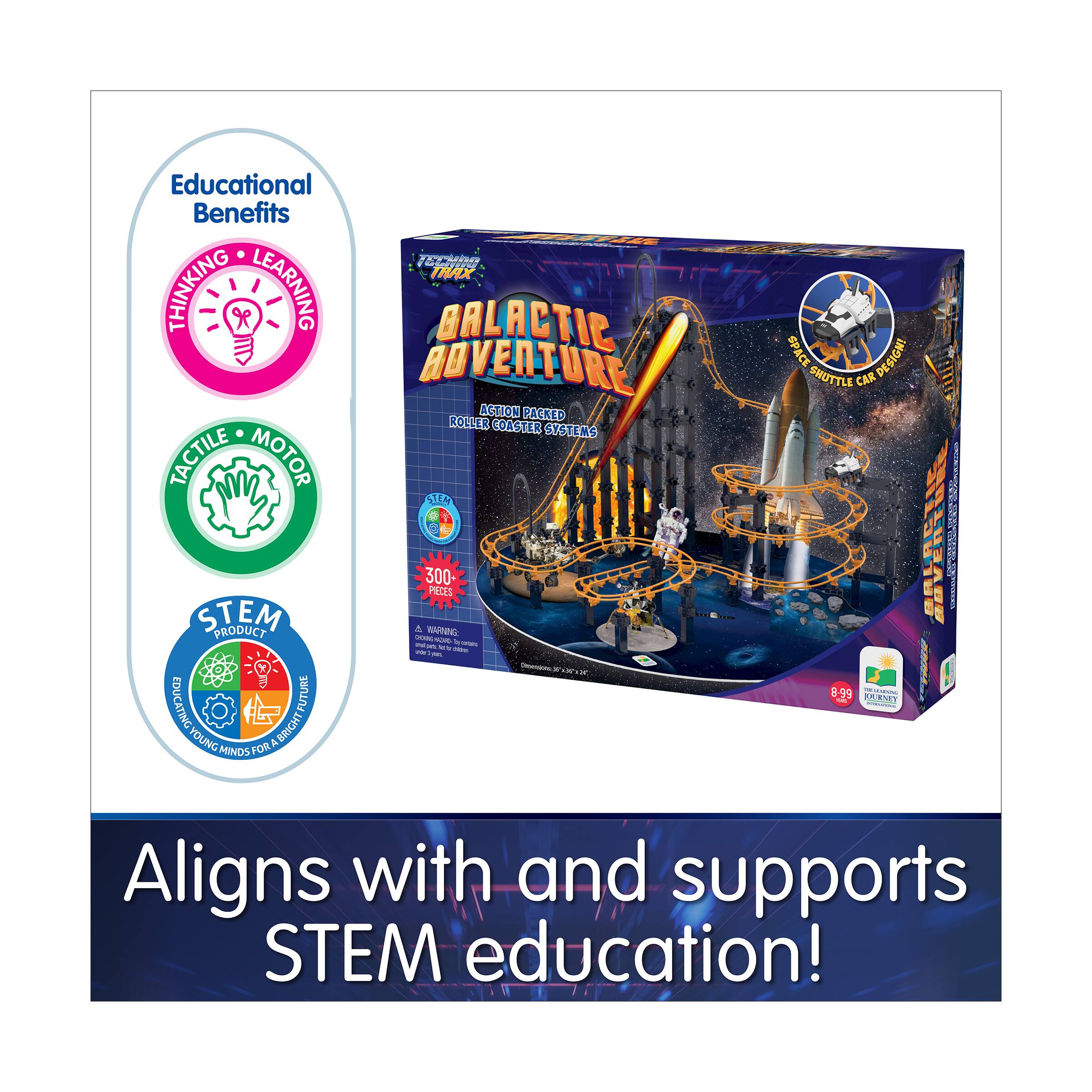 Techno Trax - Galactic Adventure: 300+ Pcs