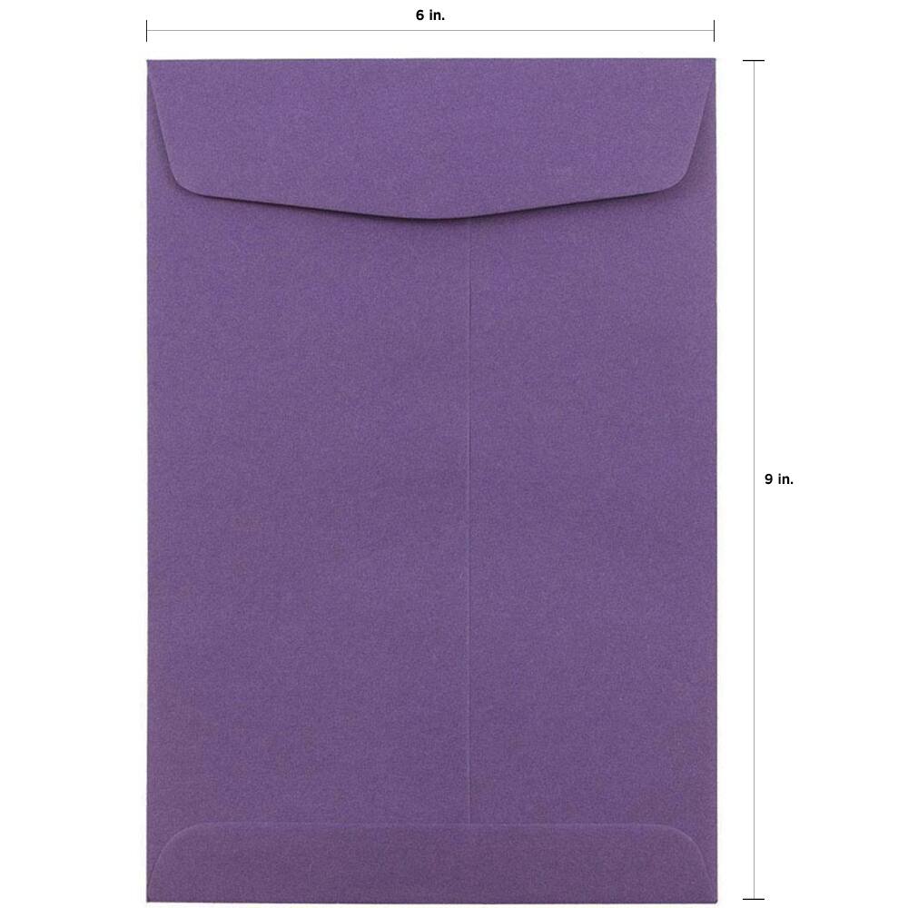 JAM Paper 6" x 9" Assorted Open End Catalog Envelopes, 60ct.