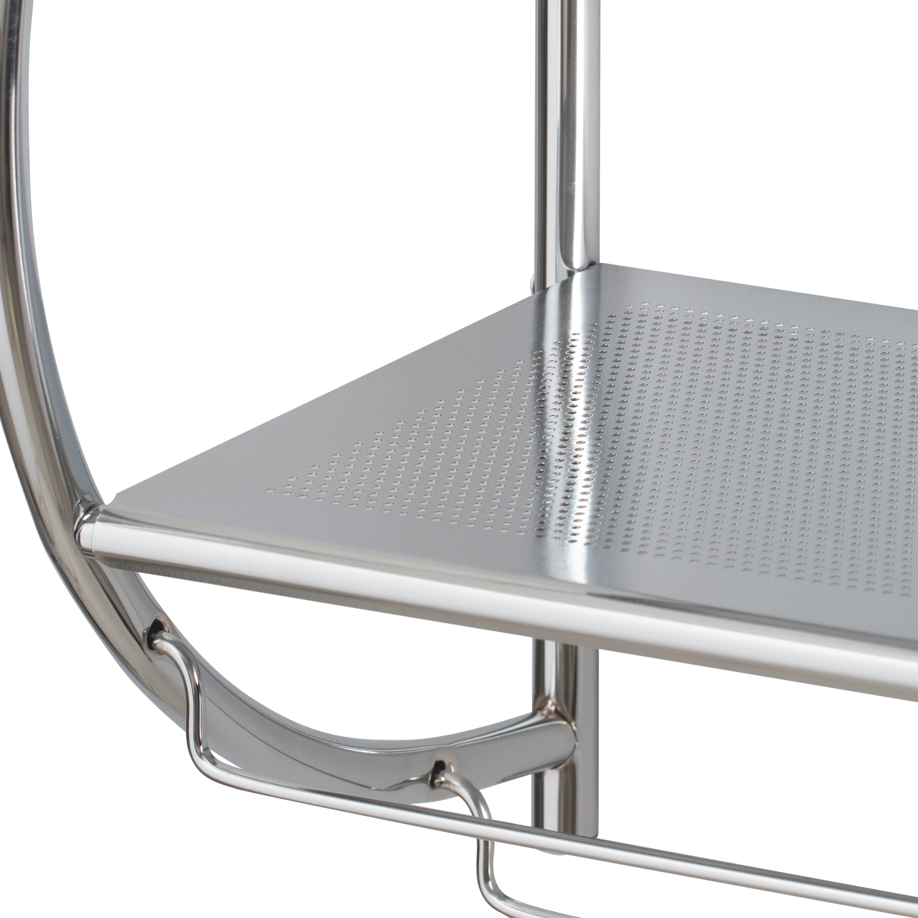 Organize It All 2-Tier Wall Mounted Shelf & Towel Bars