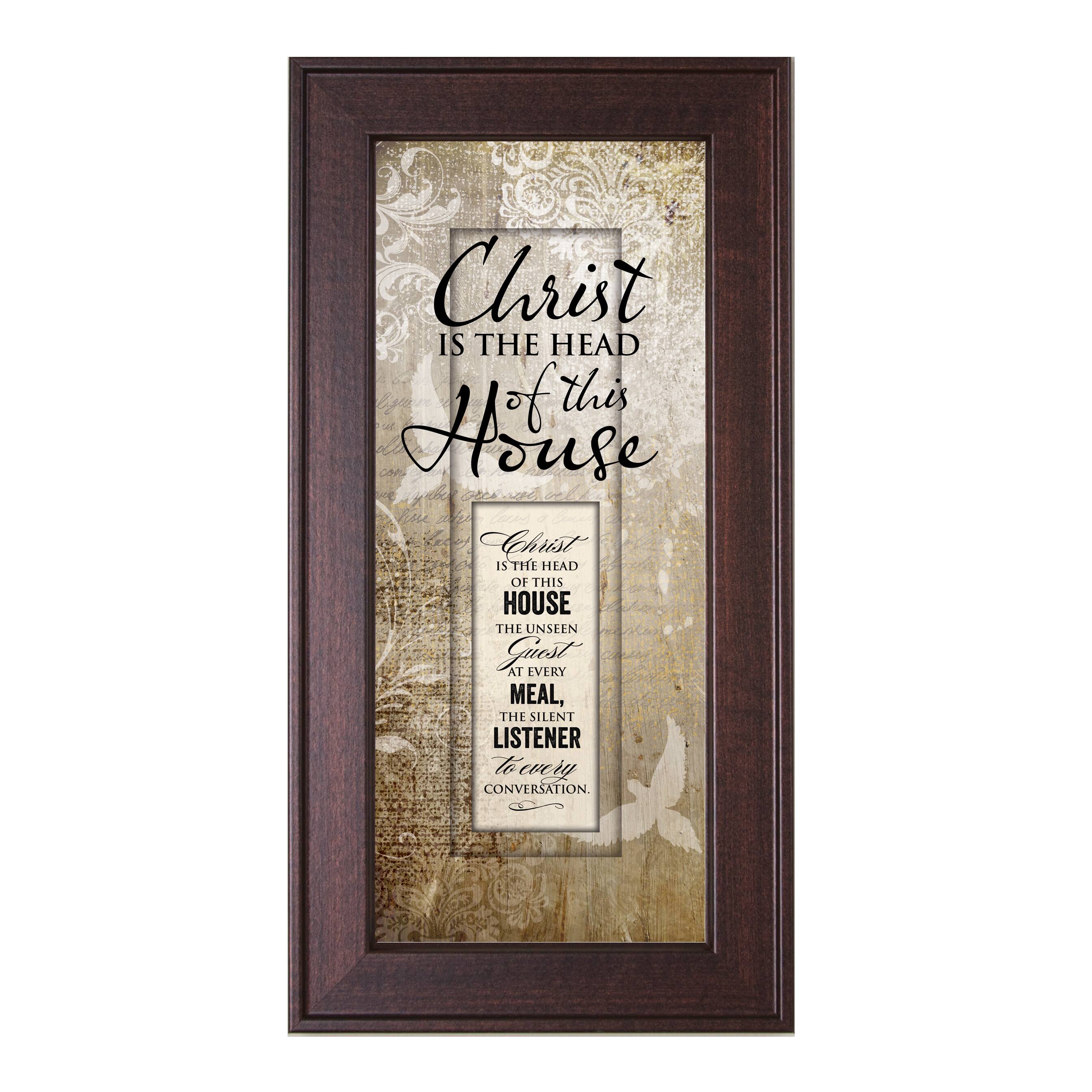Christ Is The Head of this House Framed Wall Art