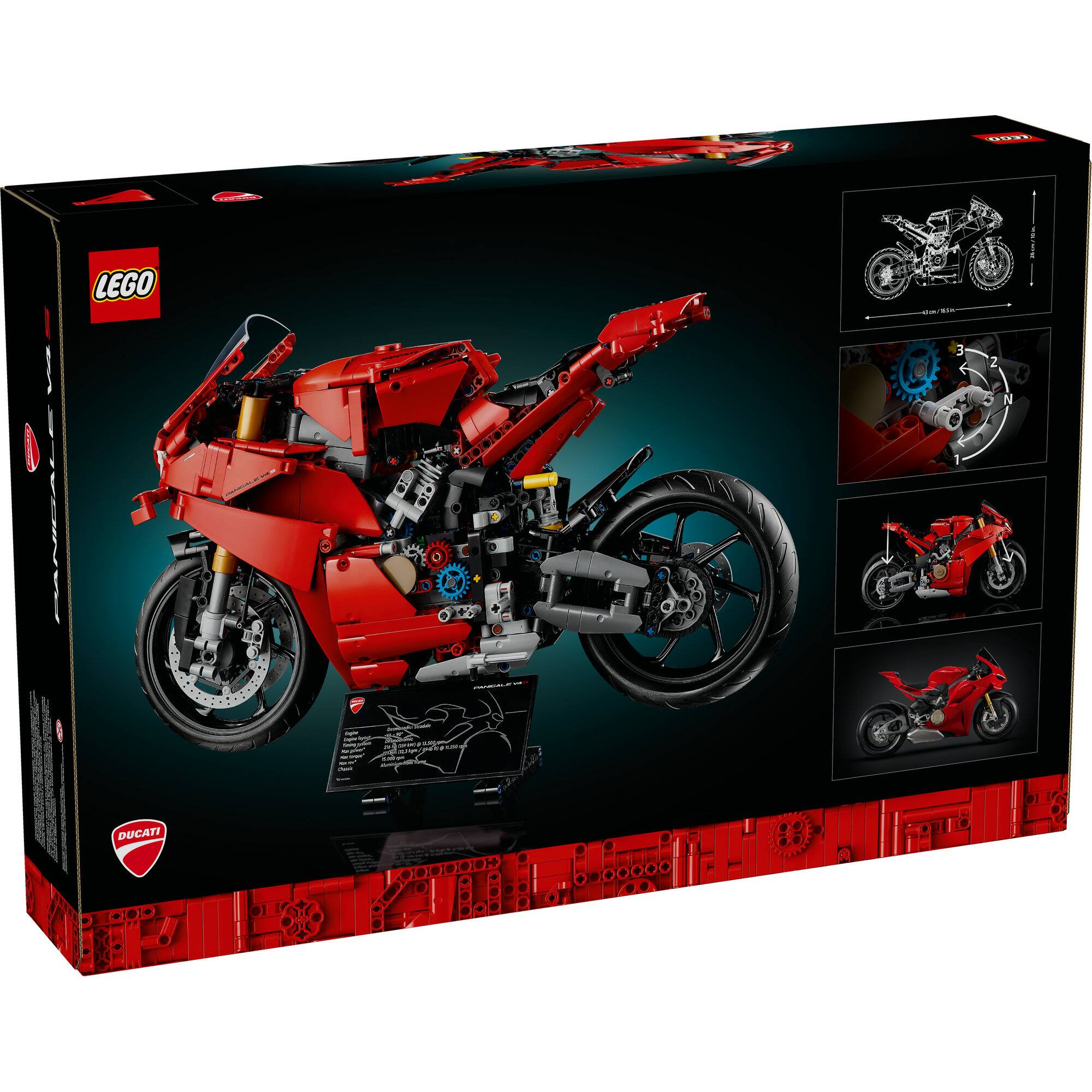 LEGO&#xAE; Technic&#x2122; Ducati Panigale V4 S Motorcycle Model Building Set 42202