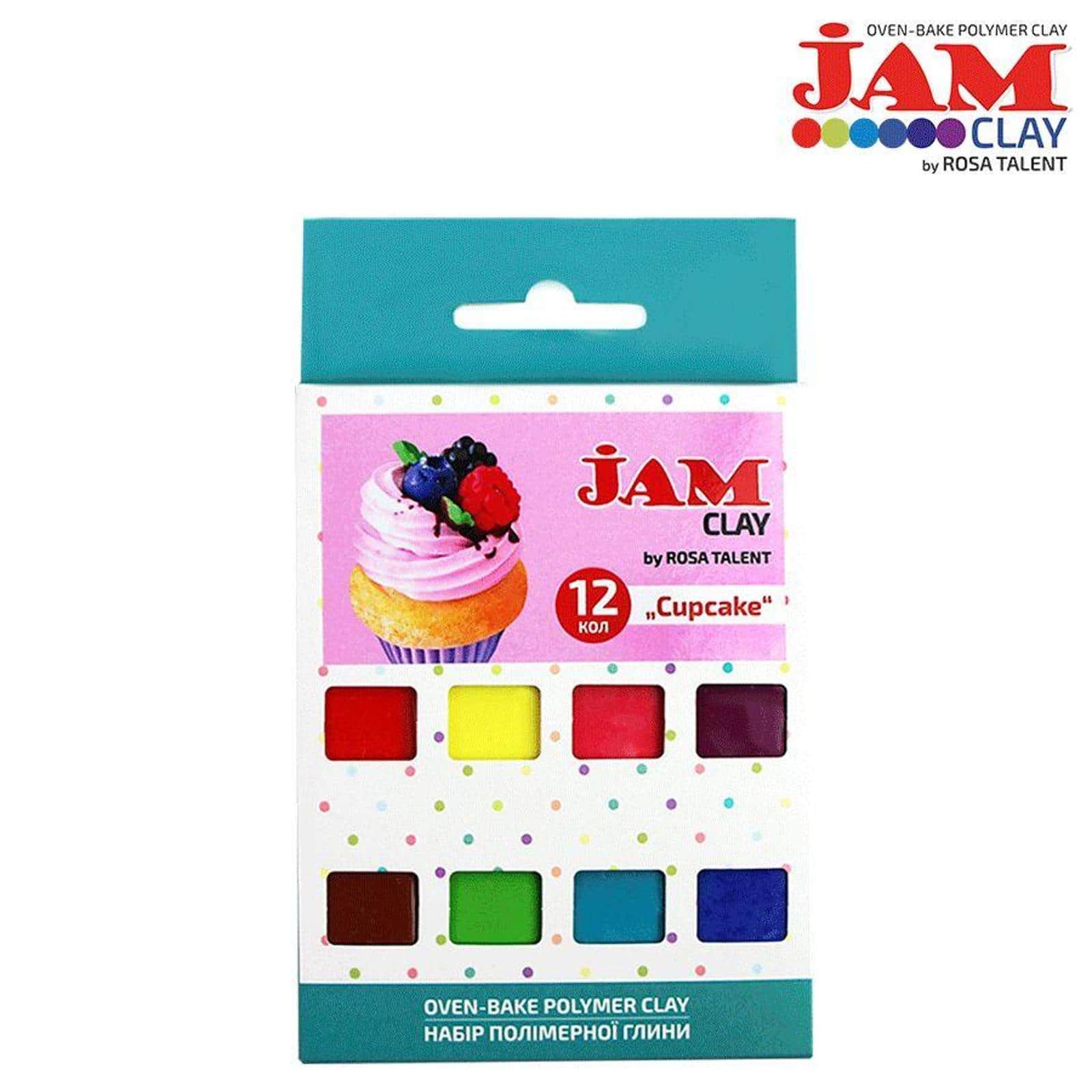 Rosa Talent Jam Clay Cupcake Oven-Bake Polymer Clay Set