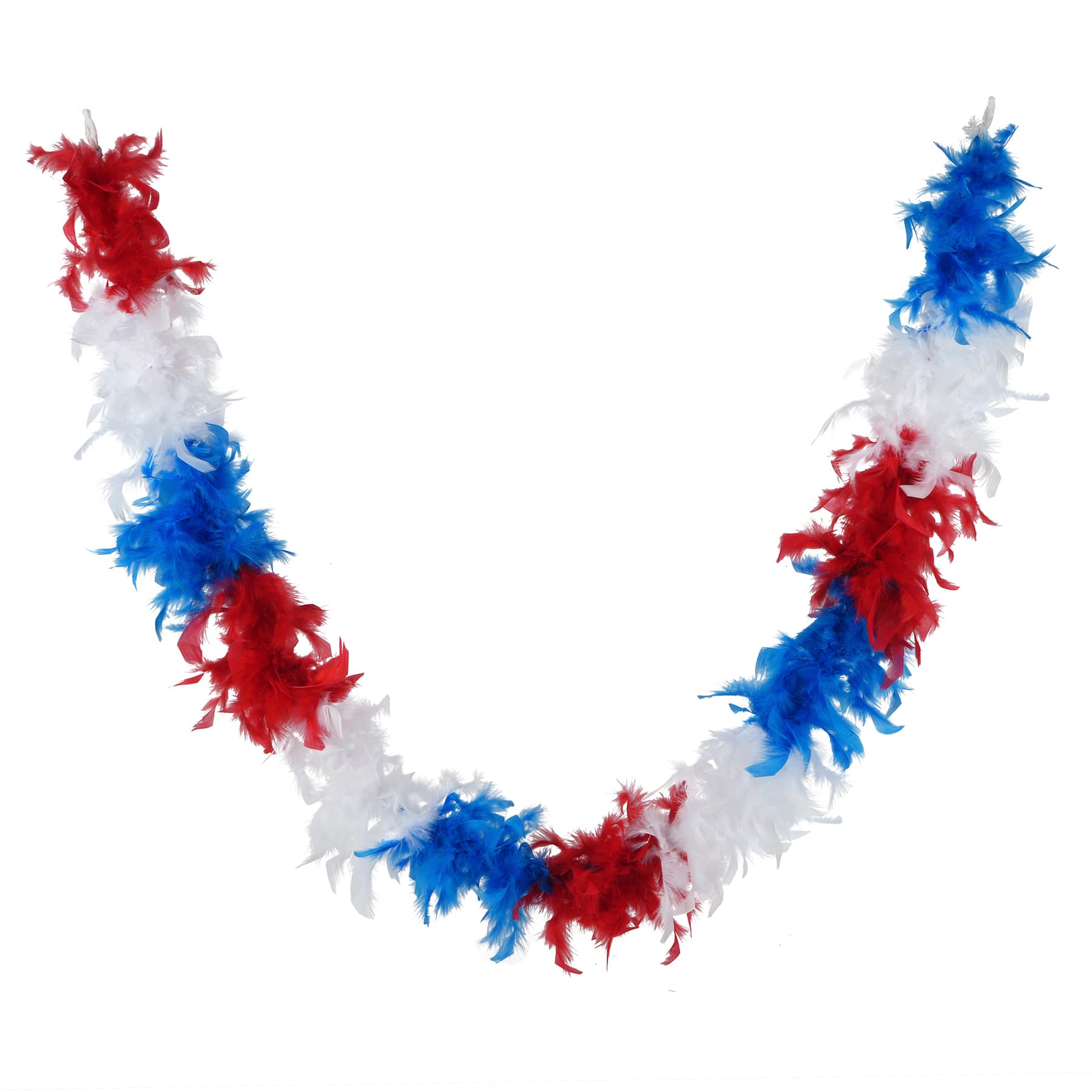 6ft. Red, White &#x26; Blue Feather Boa by Celebrate It&#x2122;