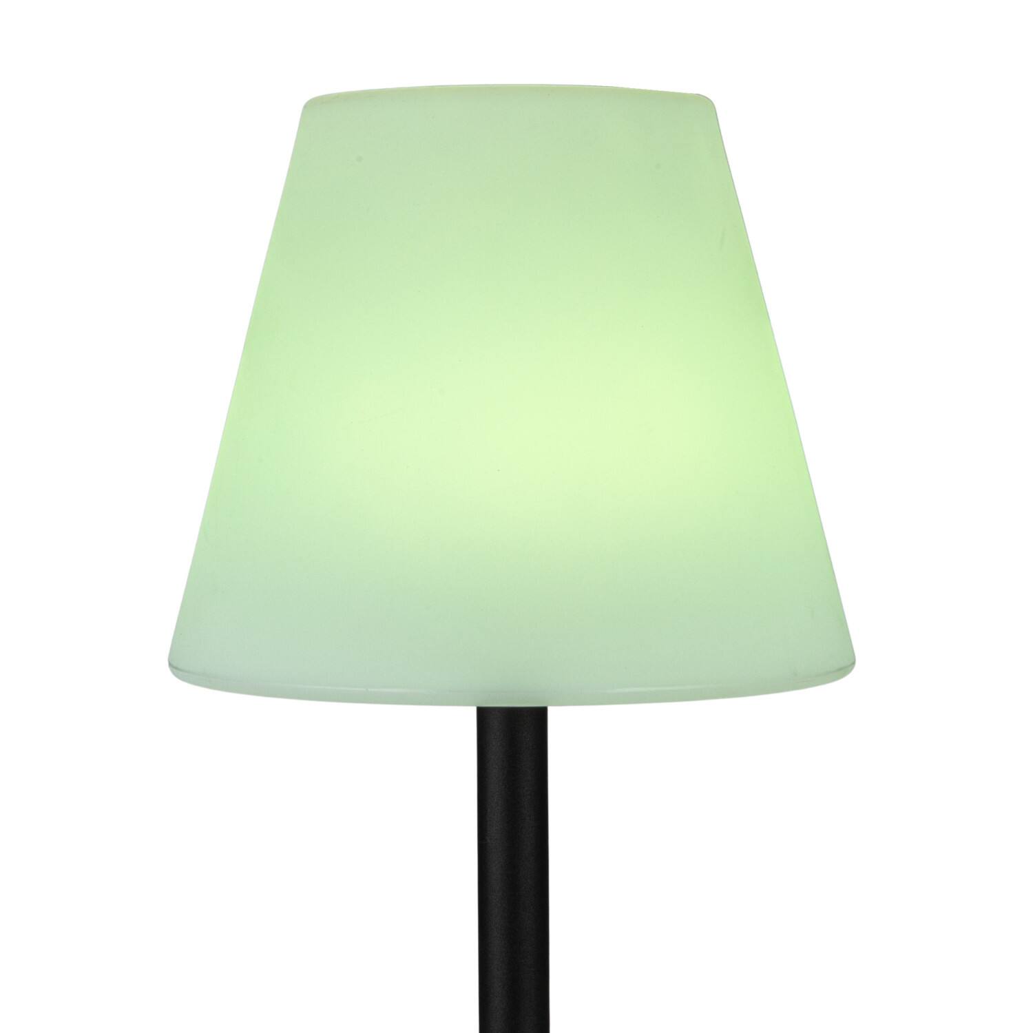 Hello Honey® 57.75" Black Touch Sensor Metal Solar Floor Lamp