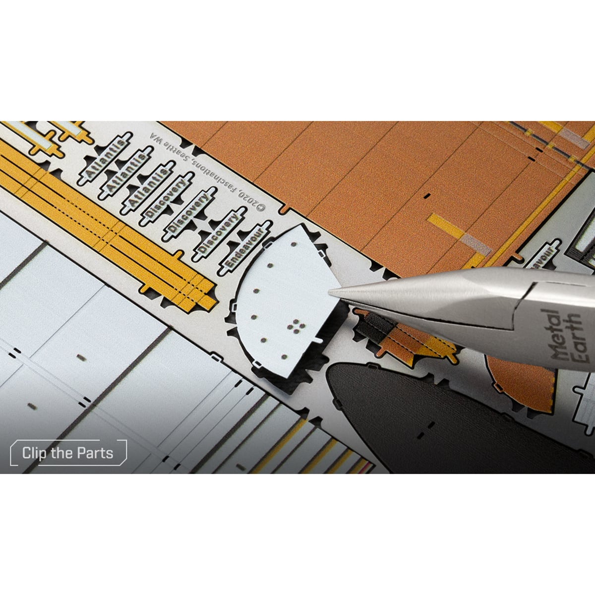 Metal Earth&#xAE; Premium Series Space Shuttle Launch Steel Model Kit