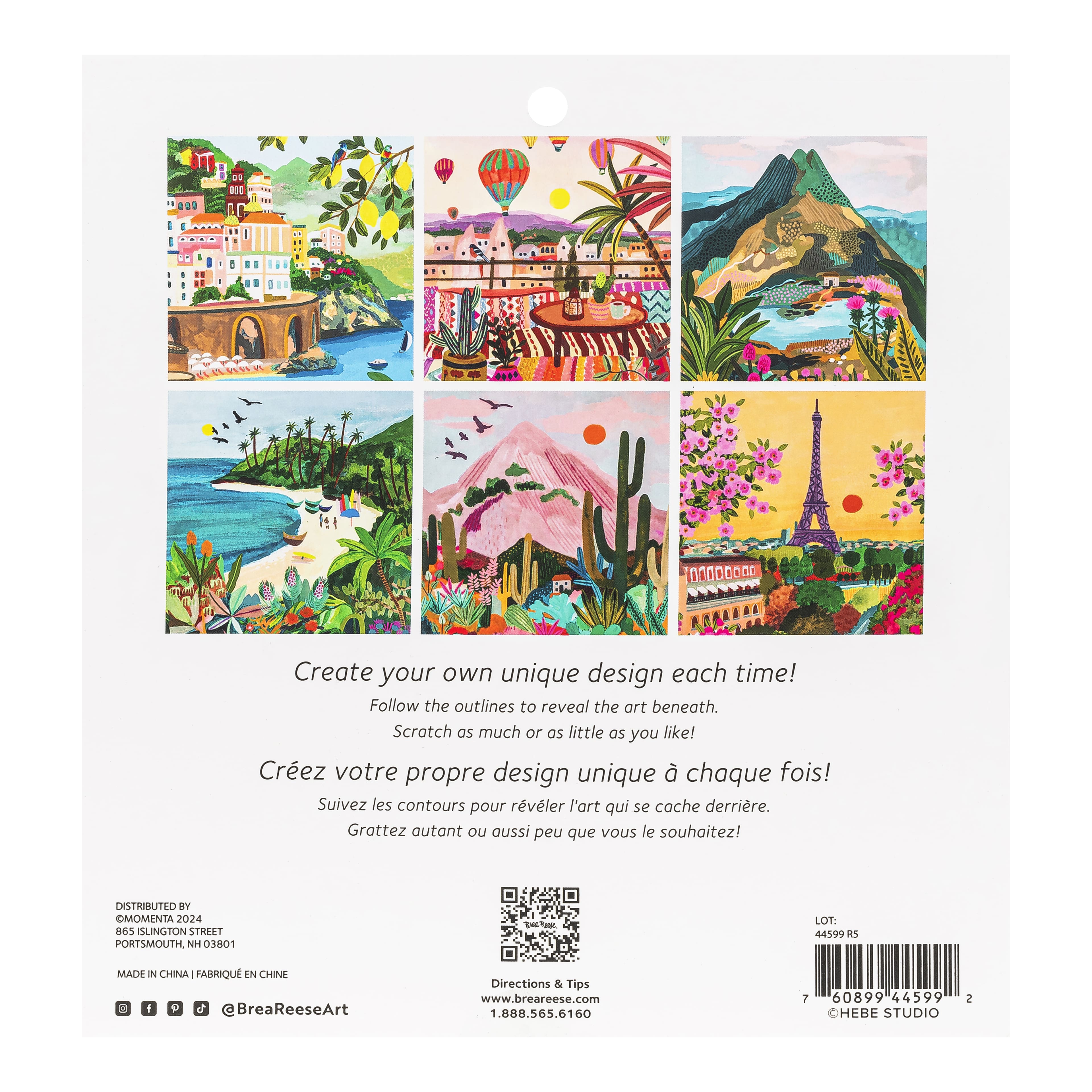Brea Reese&#x2122; Landscape Scratch Art Paper Pad