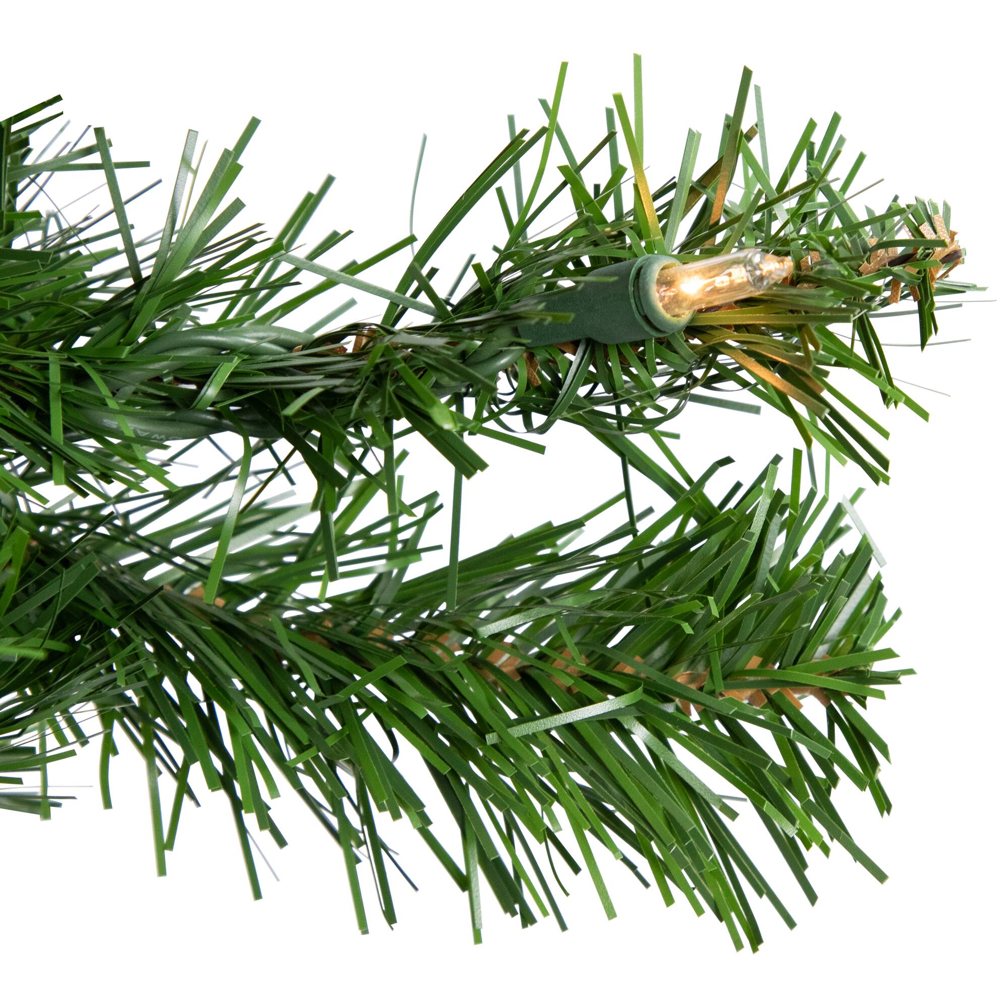 18" Pre-Lit Blackwater Fir Artificial Christmas Tree, Clear Lights