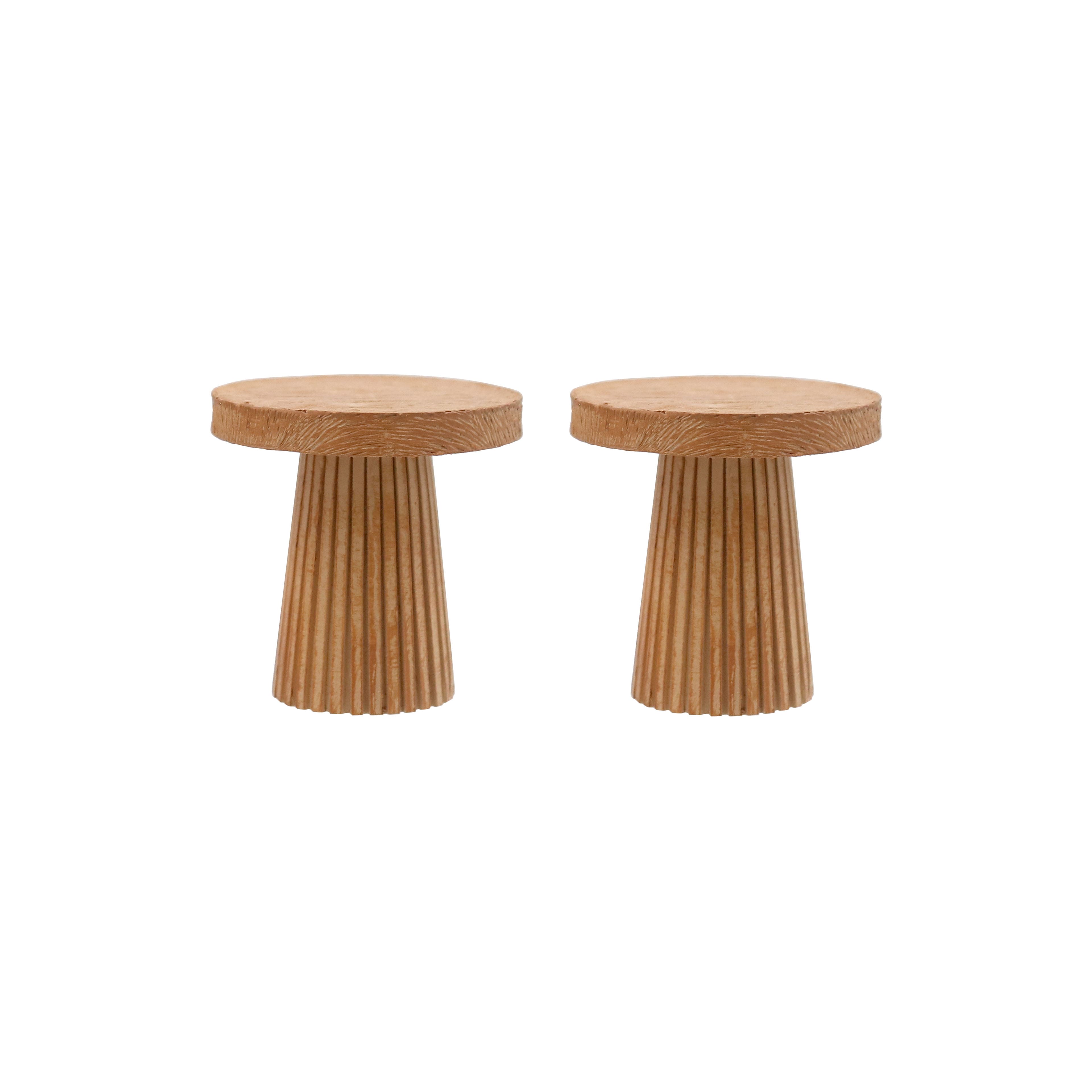Mini Brown Side Tables, 2ct. by Make Market&#xAE;