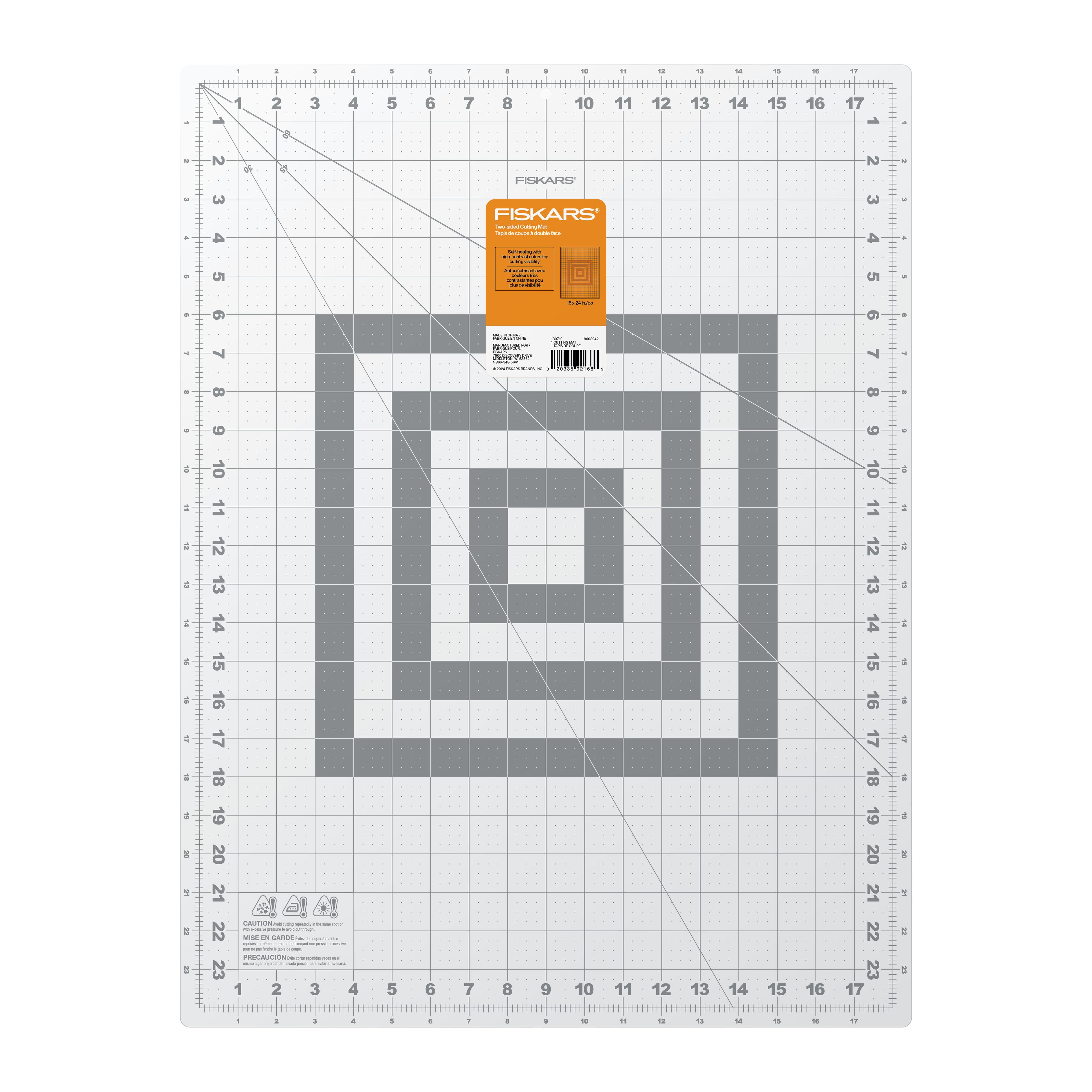 Fiskars® 18" x 24" Two-Sided Self Heal Cutting Mat