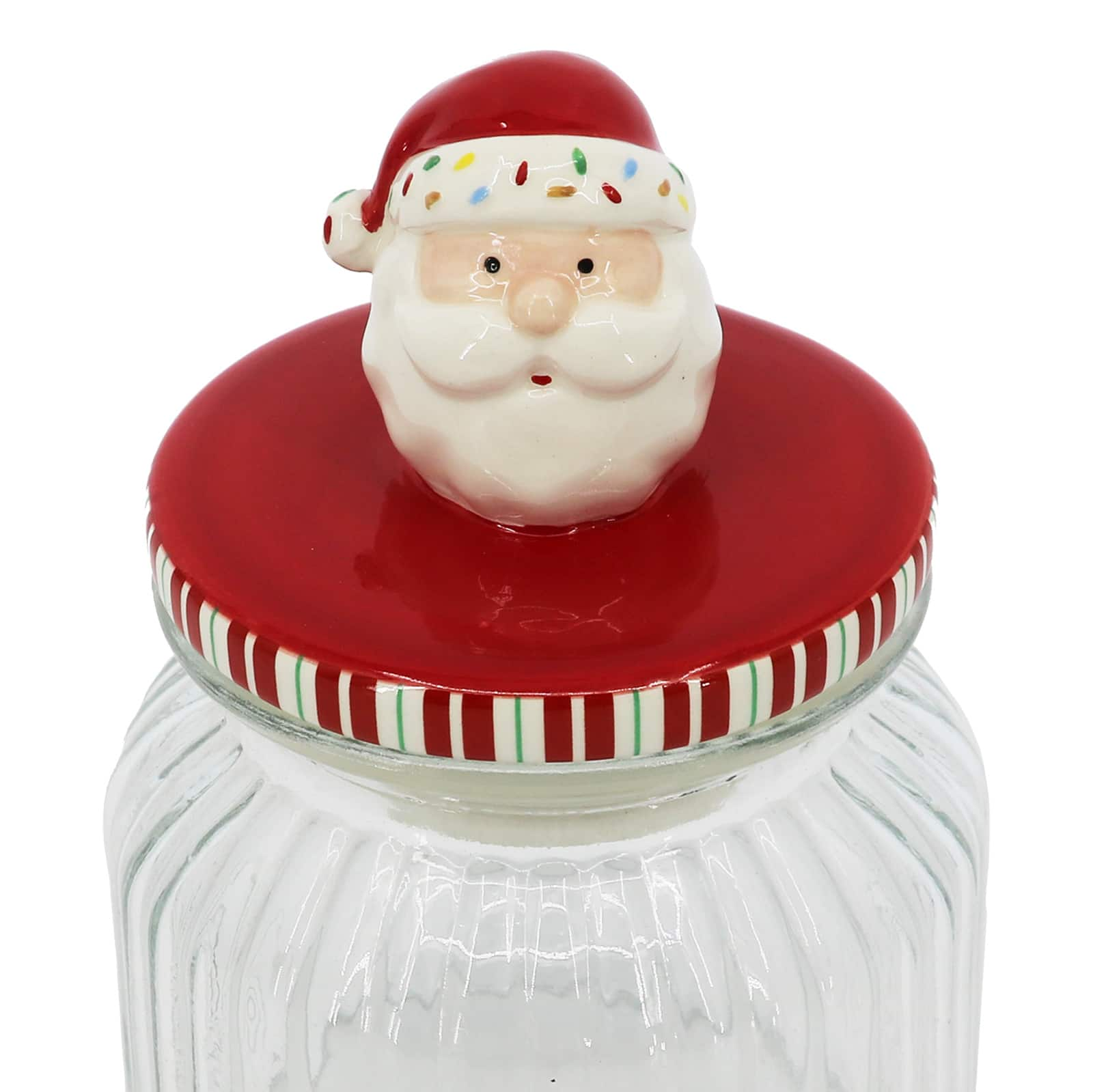 7&#x22; Glass Container with Santa Lid by Ashland&#xAE;