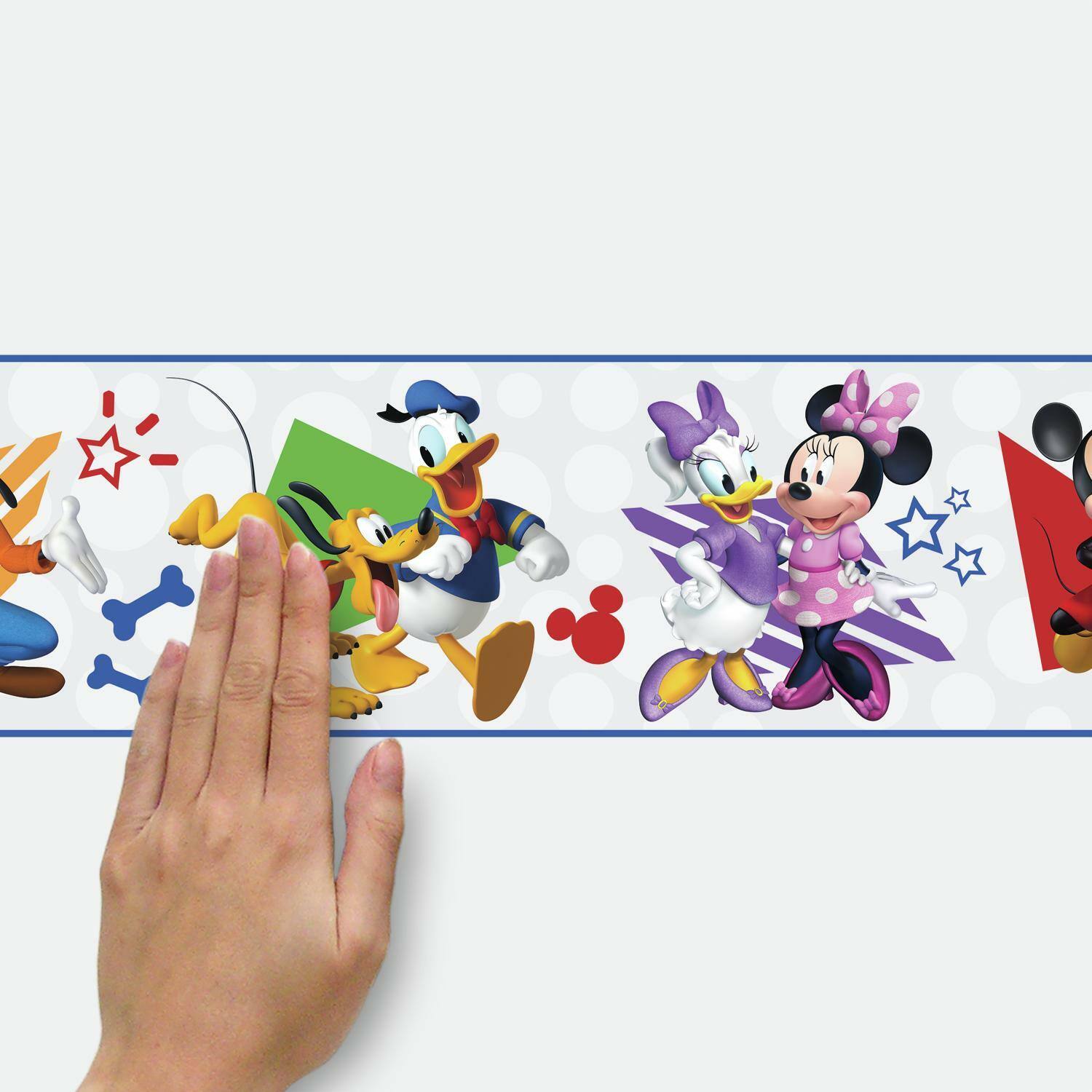 RoomMates Disney&#xAE; Mickey &#x26; Friends Peel &#x26; Stick Border