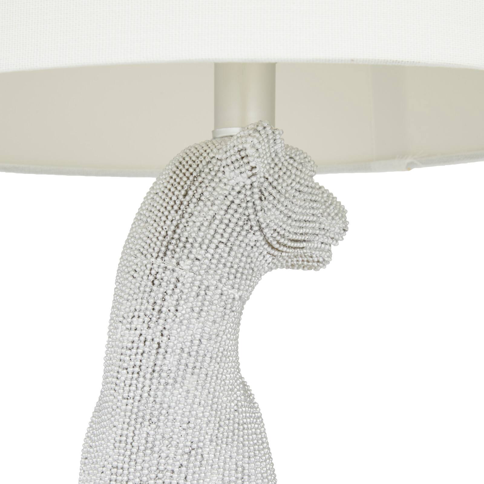 29&#x22; Polystone Glam Leopard Table Lamps, 2ct.