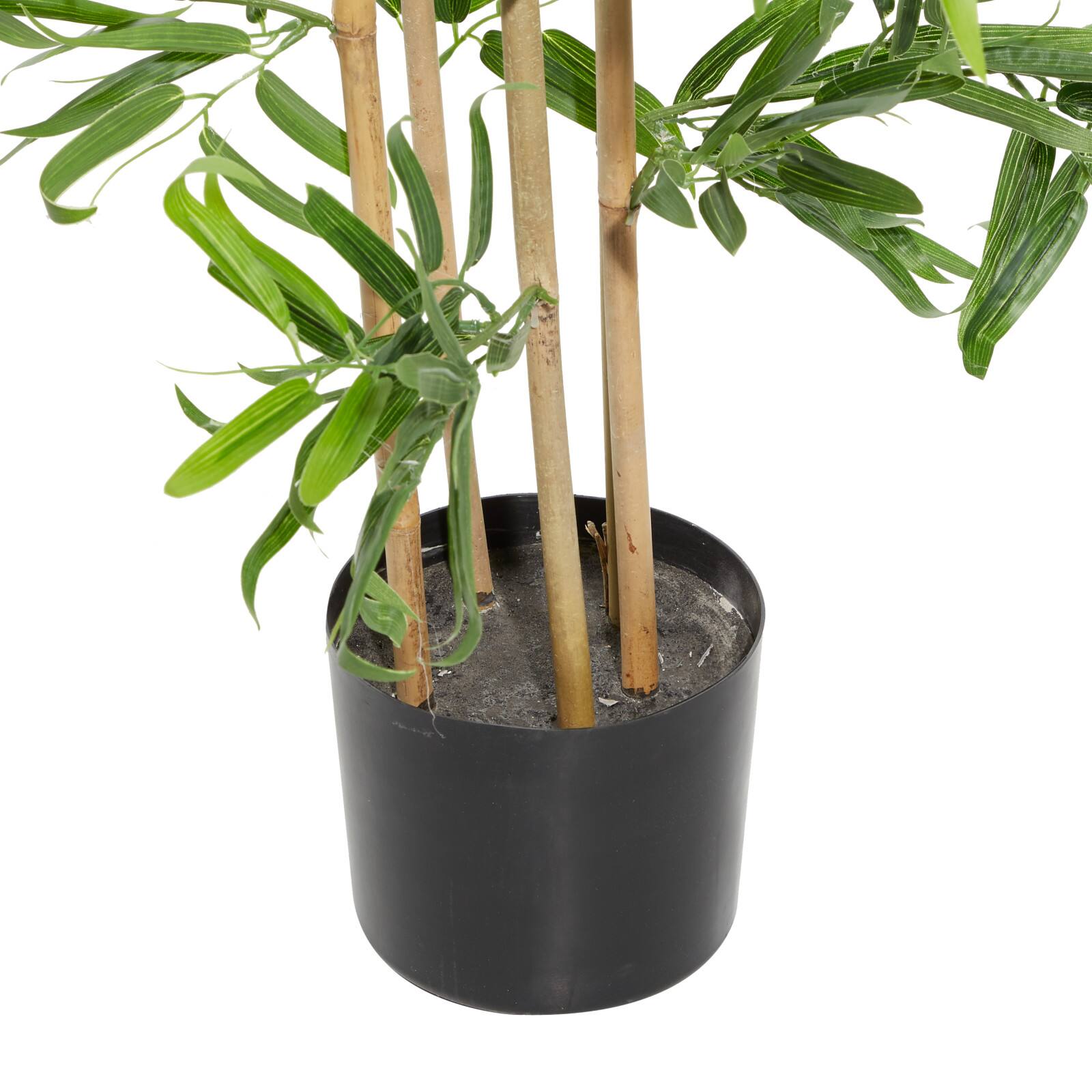 Artificial Bamboo Plants Indoor, 77&#x22;, Green