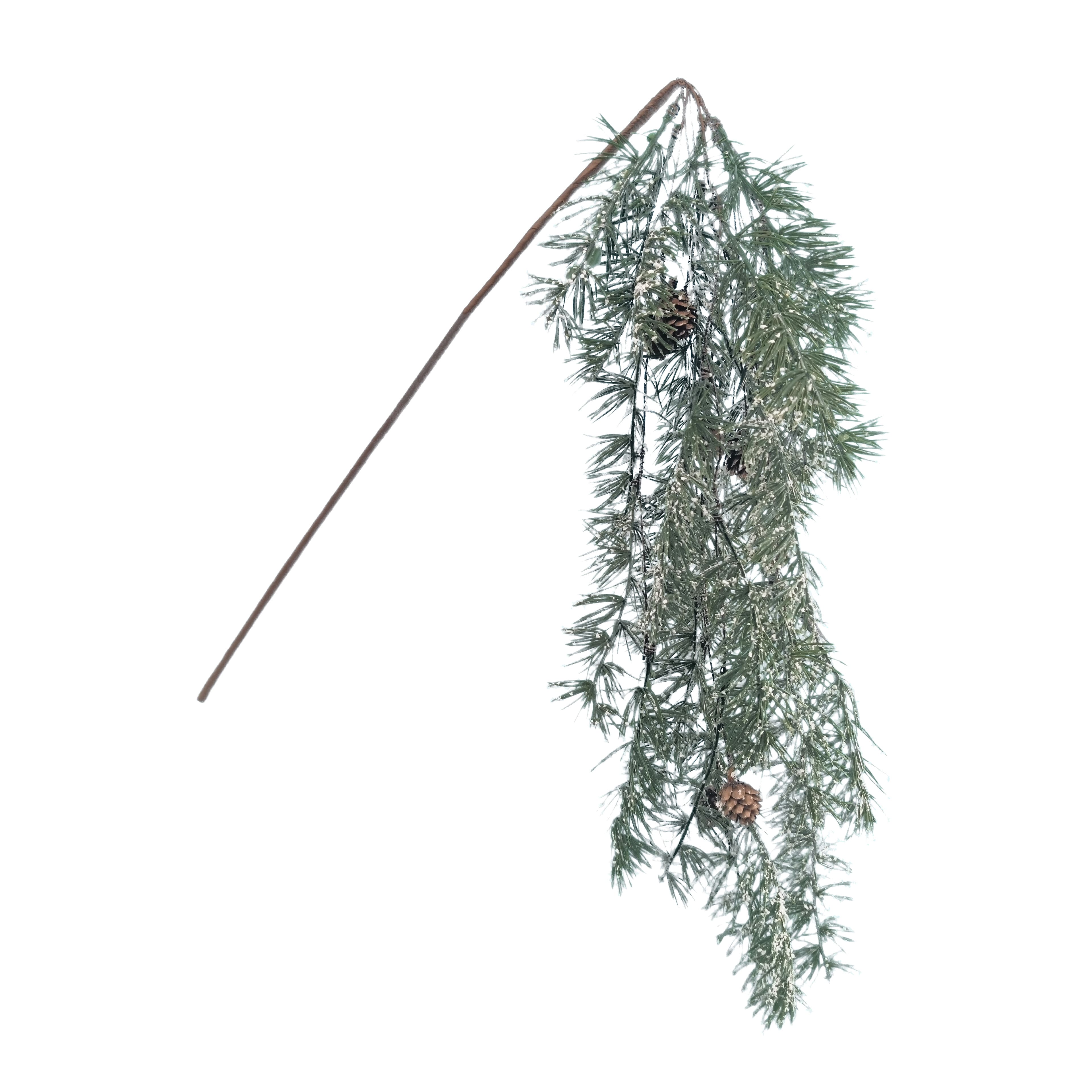 39&#x22; Hanging Snowy Greenery &#x26; Pinecone Stem by Ashland&#xAE;
