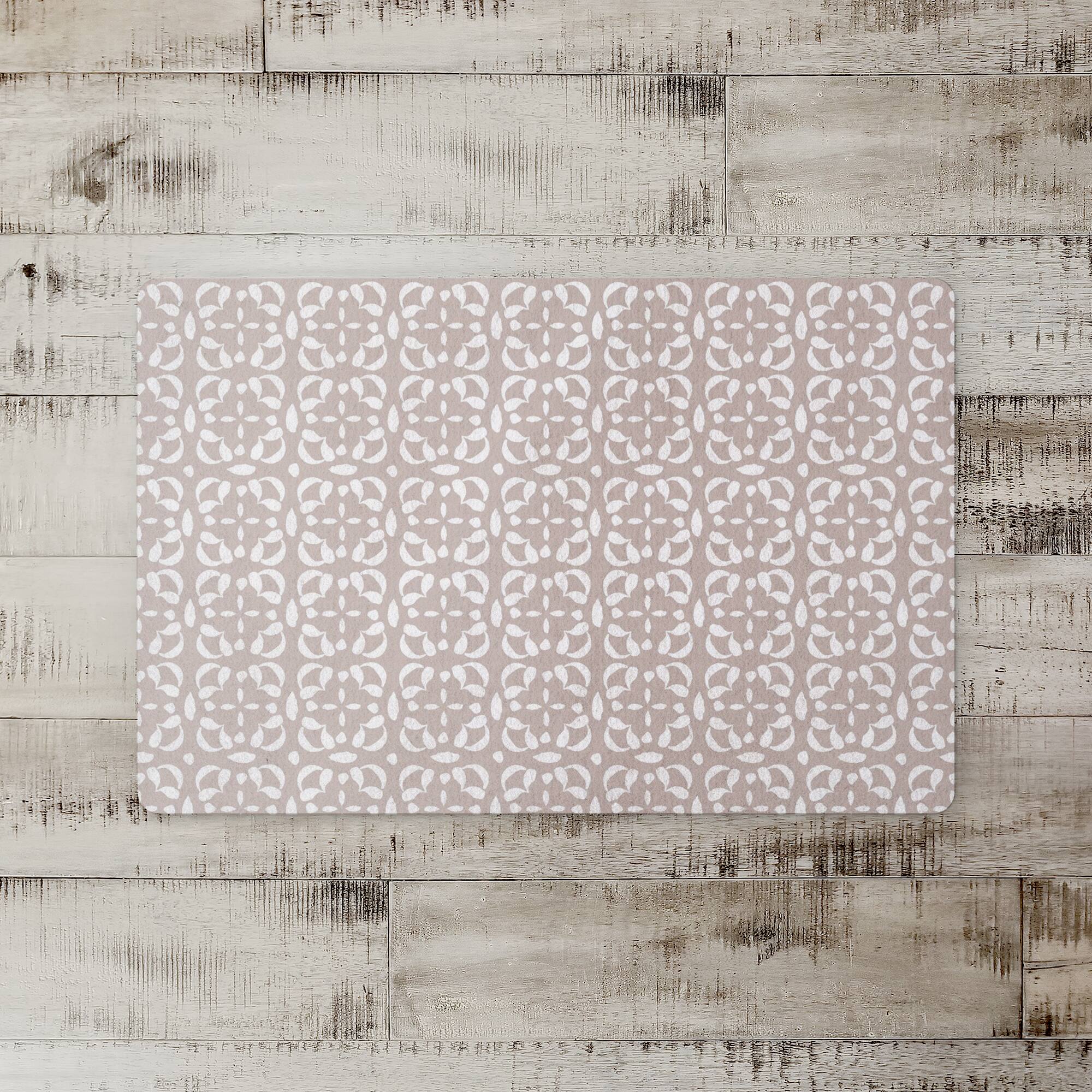 Intricate Circle Stack Floor Mat