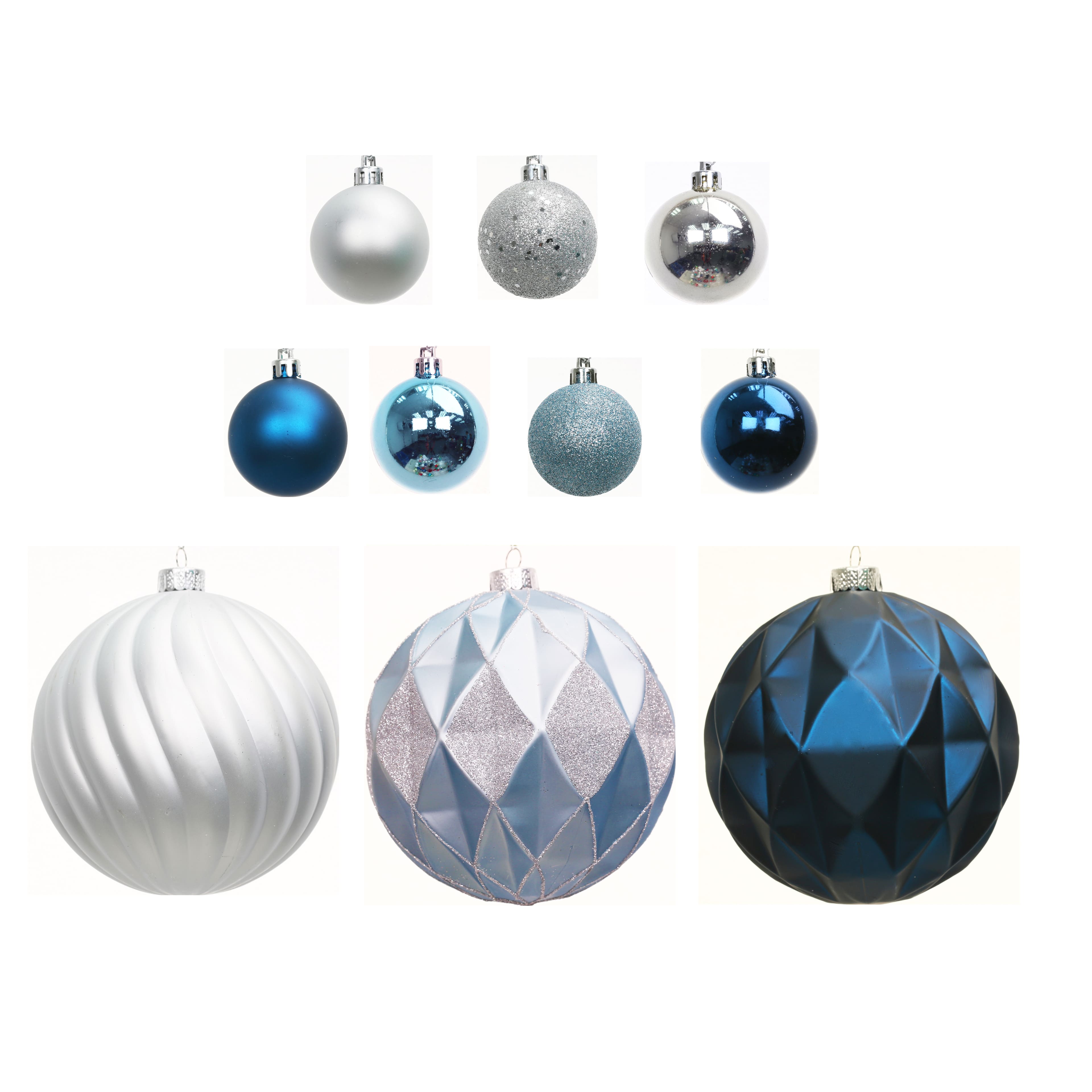 2.5'' Clear Iridescent Christmas Ball Ornaments Plastic Fillable Ornament  Ball For Christmas Party Birthday Wedding Decorations 
