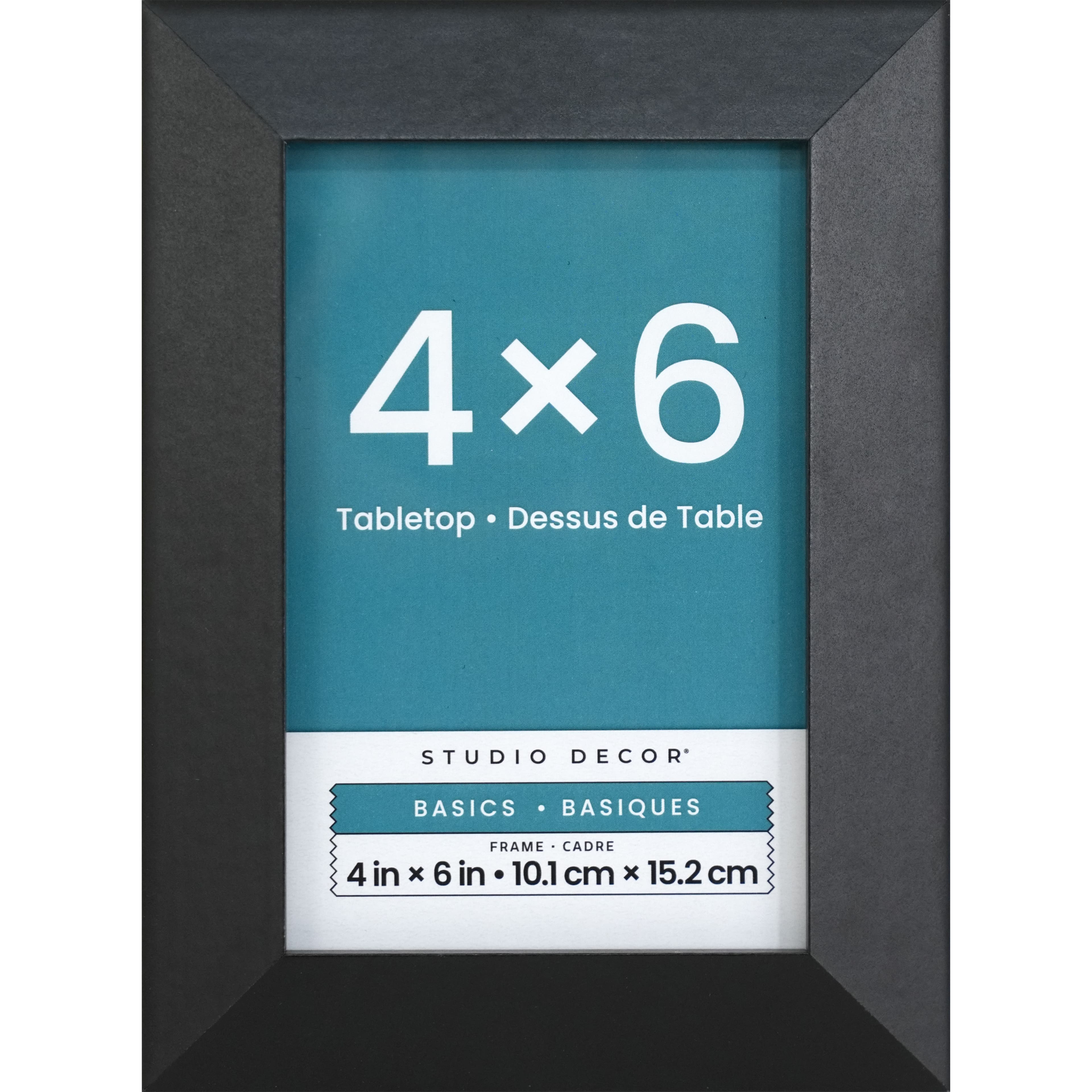 Basics&#x2122; Studio Black Tabletop Frame by Studio D&#xE9;cor&#xAE;