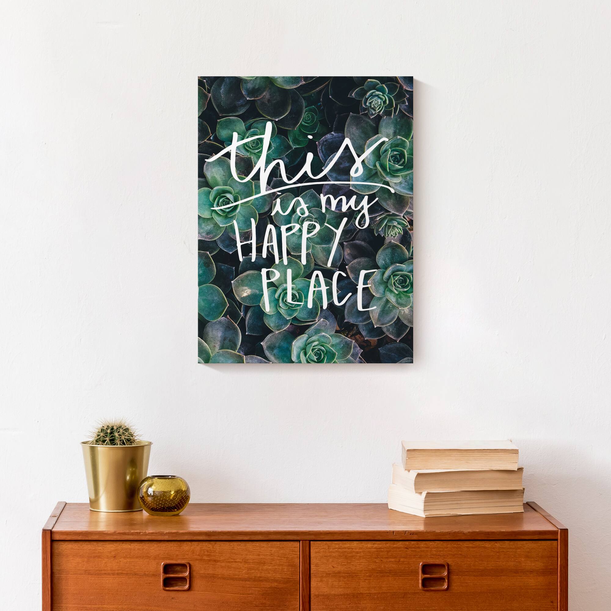 This Is My Happy Place 12" x 16" Canvas Wall Art