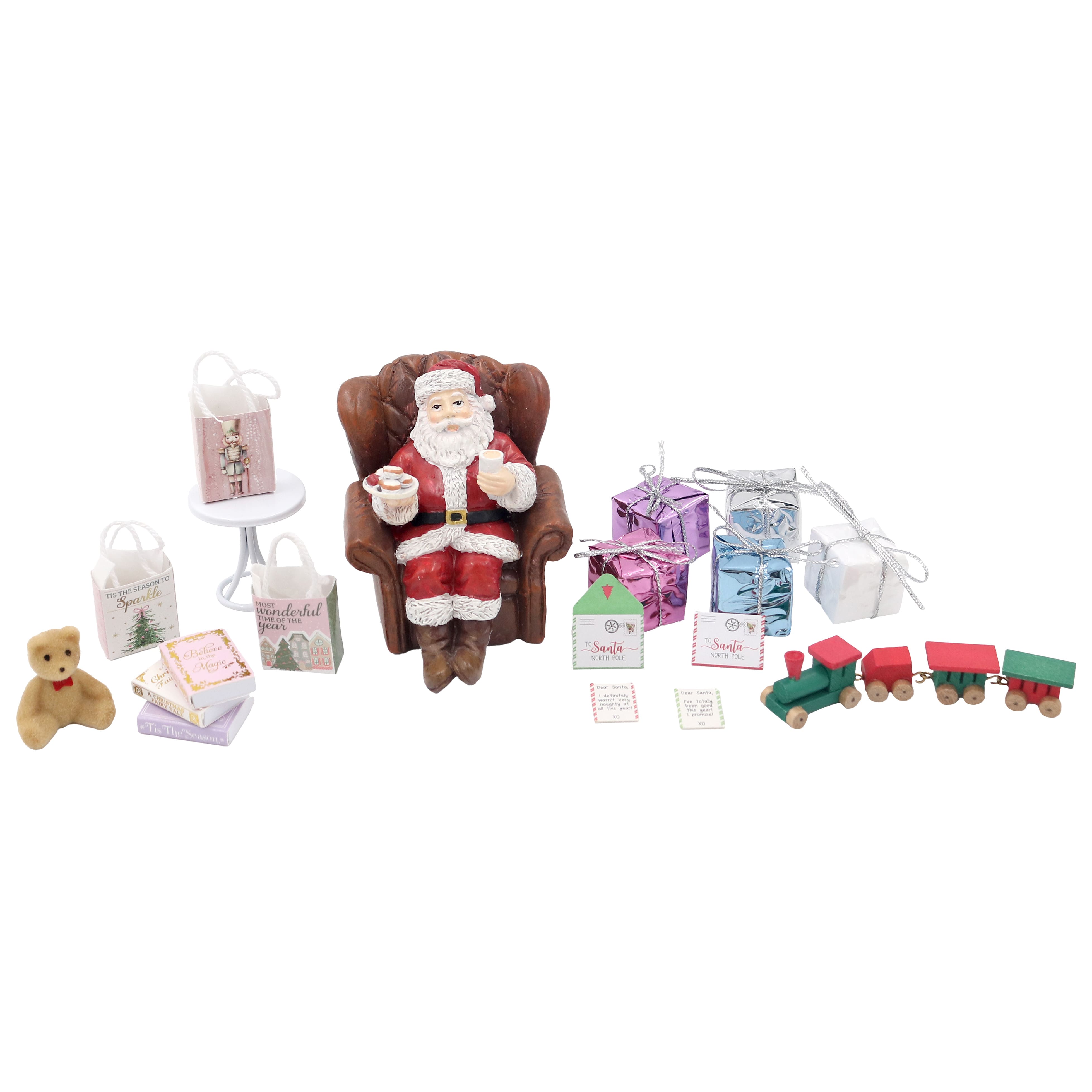 Mini Sparkly Holiday Gift Bag Decorations by Ashland&#xAE;