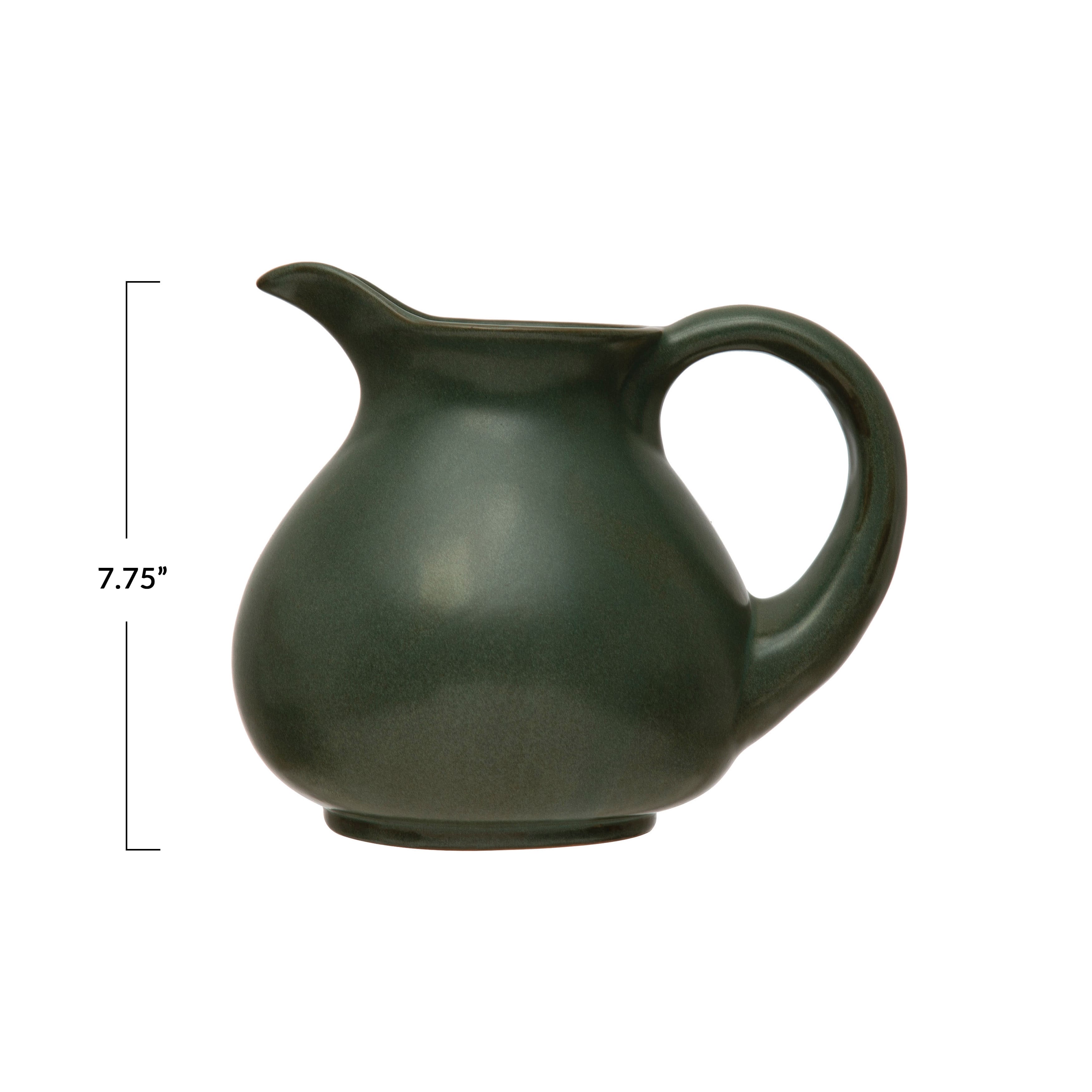 48oz. Reactive Glaze Stoneware Pitcher