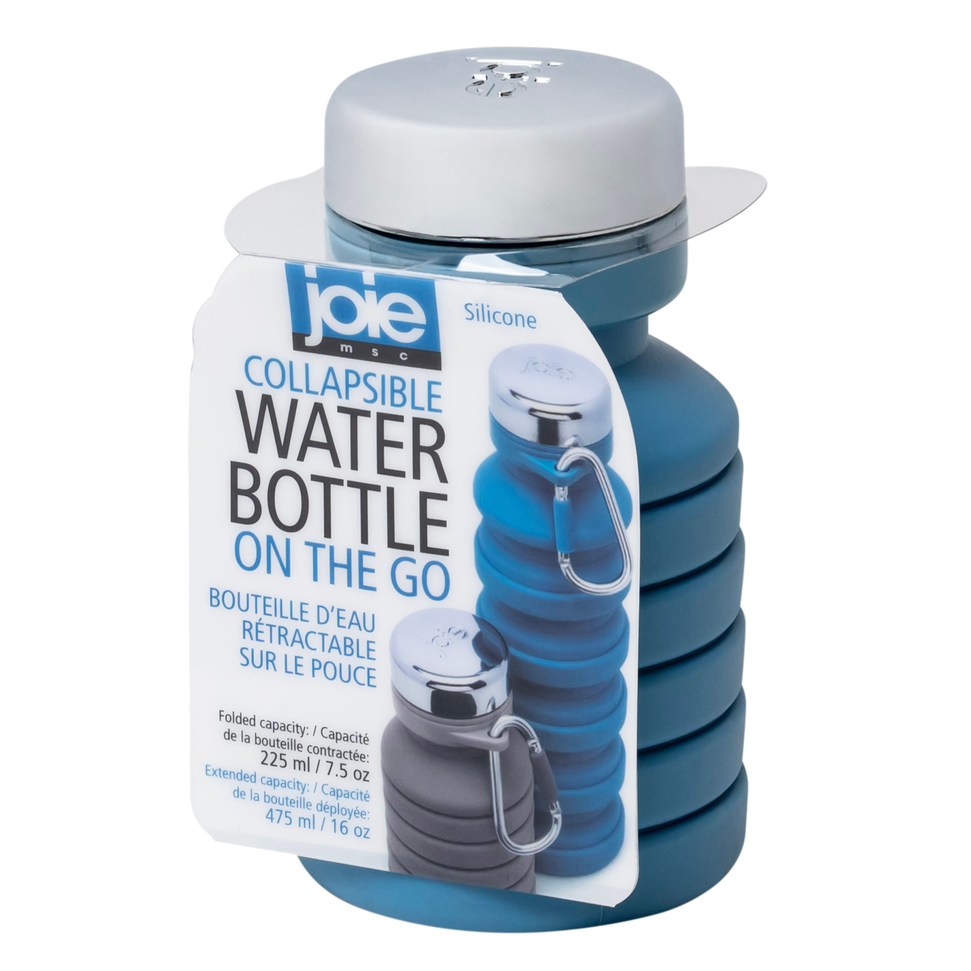 Joie Blue Collapsible On the Go Water Bottle