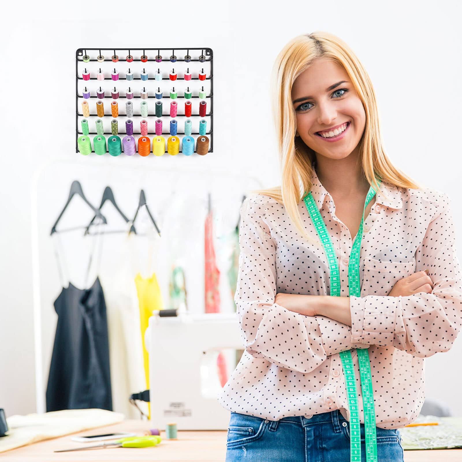 NEX™ Black 54-Spool Metal Thread Rack, 2ct.