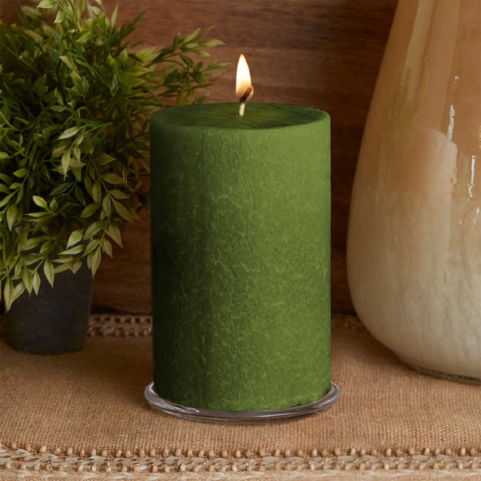 Root Candles Timberline™ 4" x 6" Unscented Pillar Candle