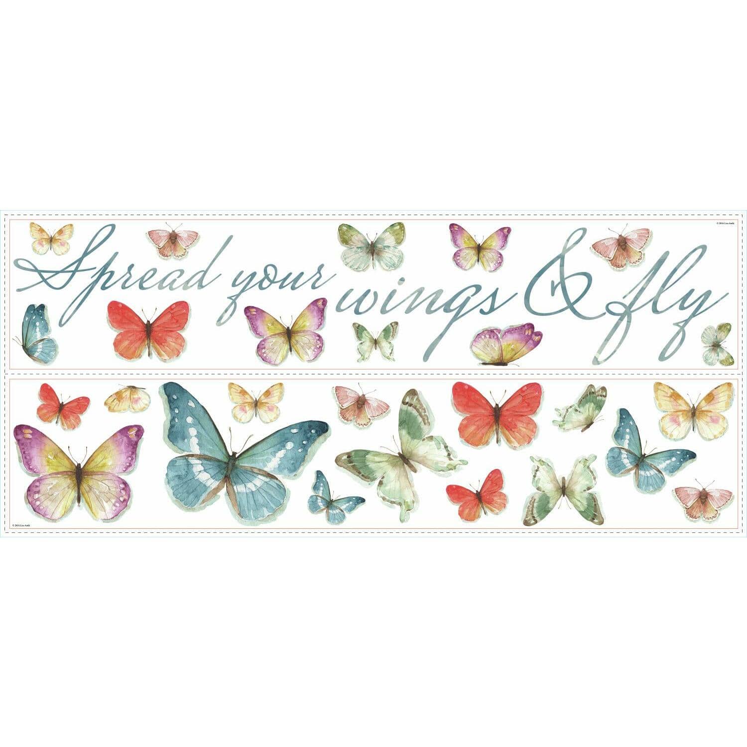 RoomMates Butterfly Wings Peel &#x26; Stick Giant Wall Decals