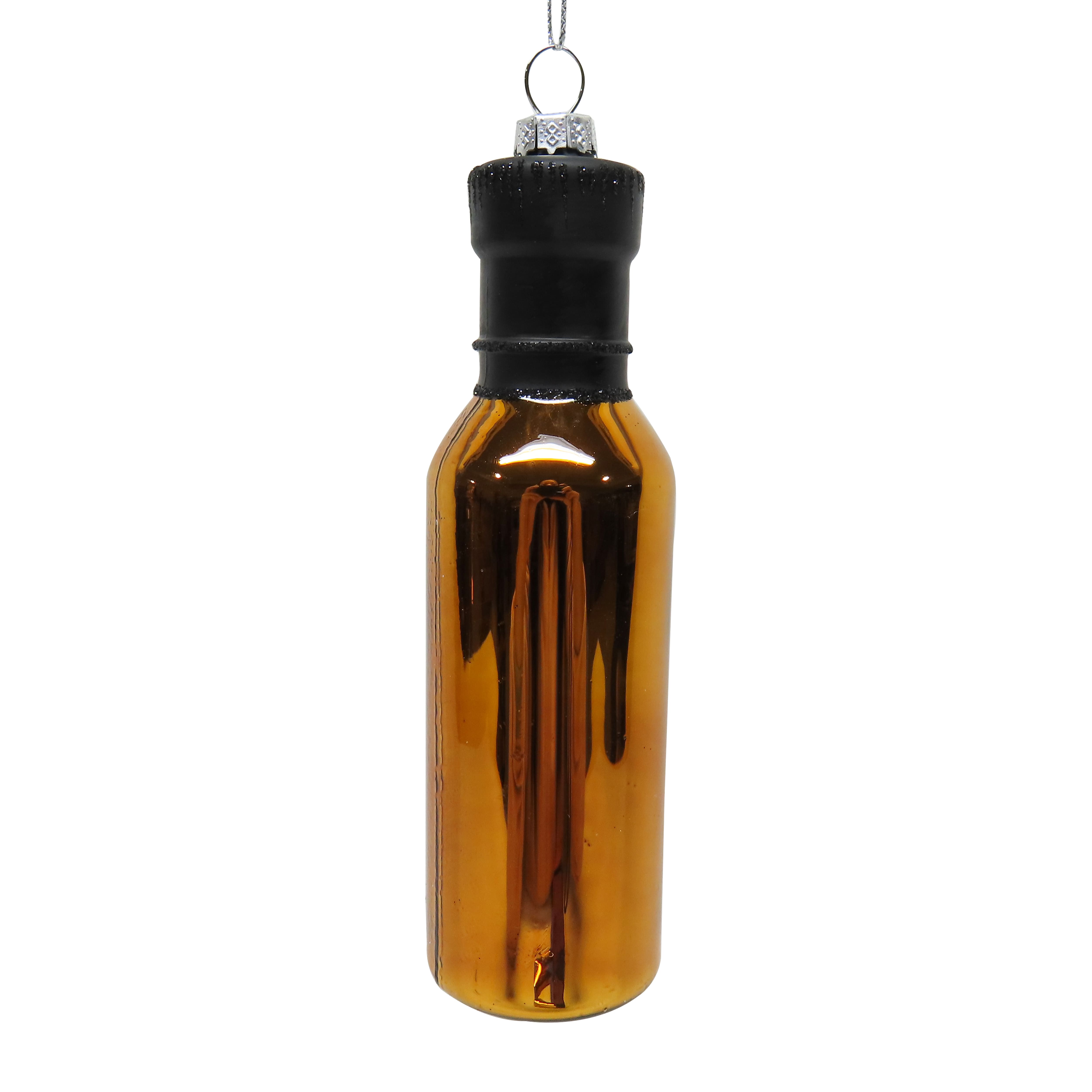 5.75&#x22; BBQ Sauce Bottle Glass Ornament by Ashland&#xAE;