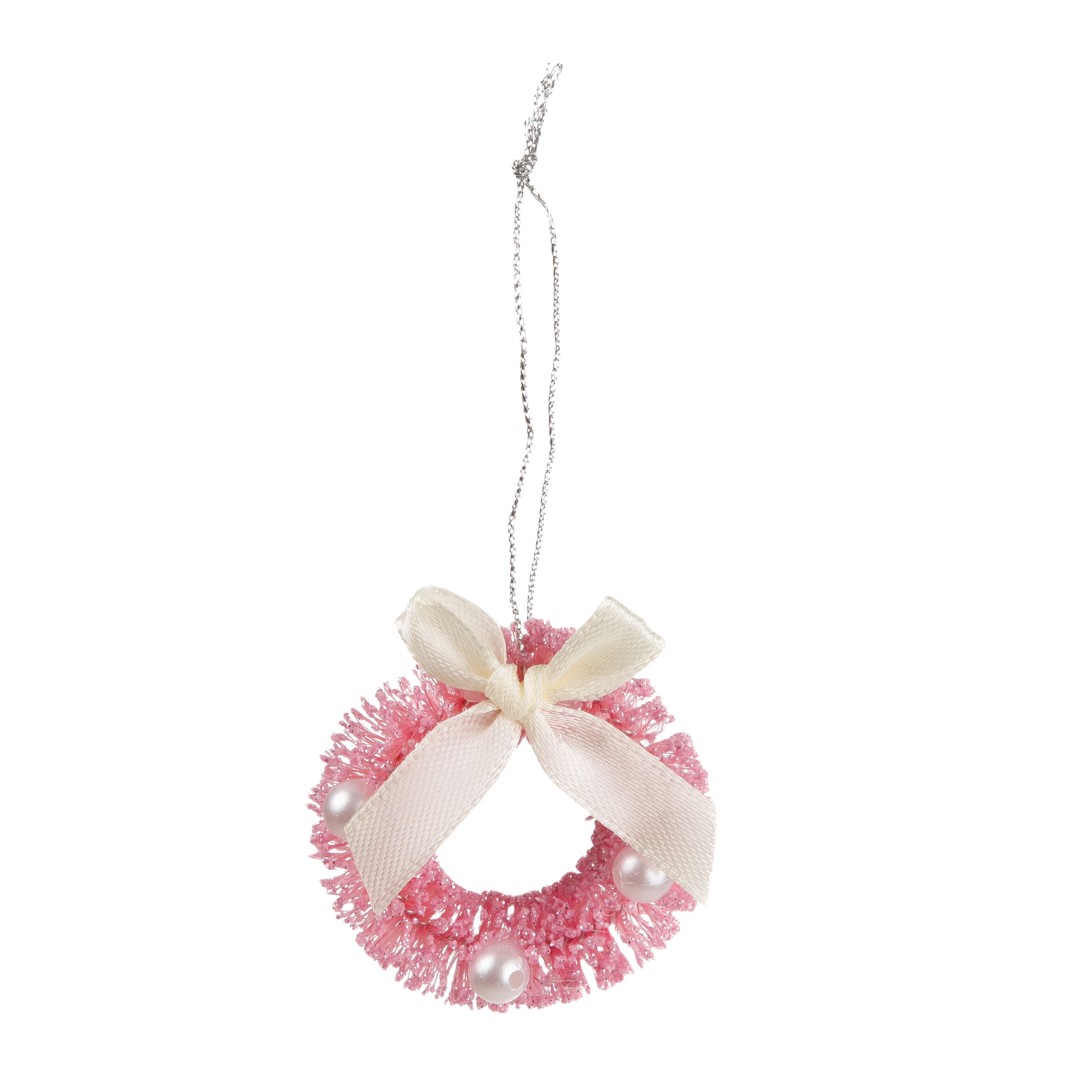 Mini Pink Wreath Decorations, 4ct. by Ashland&#xAE;