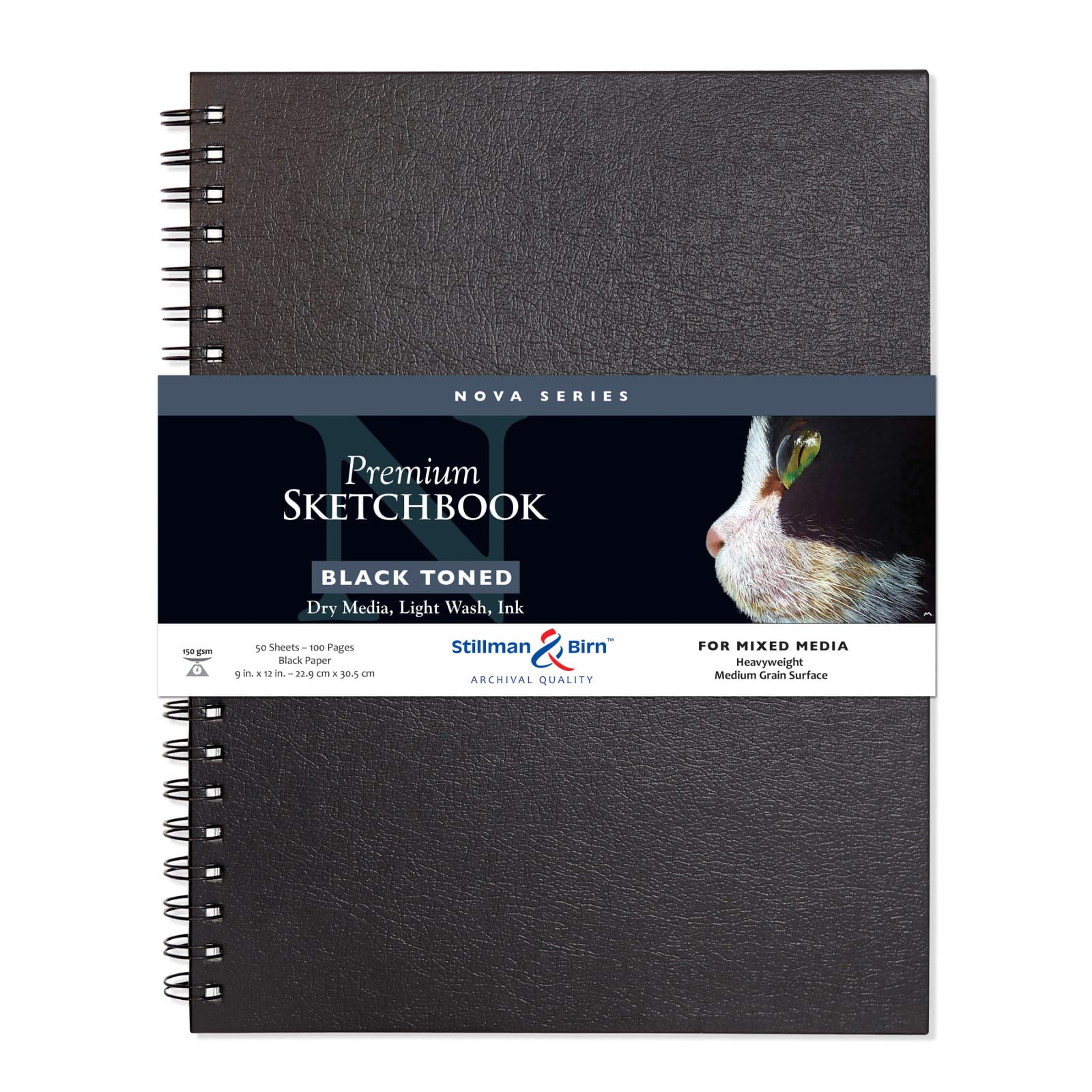 Stillman &#x26; Birn&#x2122; Nova Series Black Toned Premium Mixed Media Sketchbook