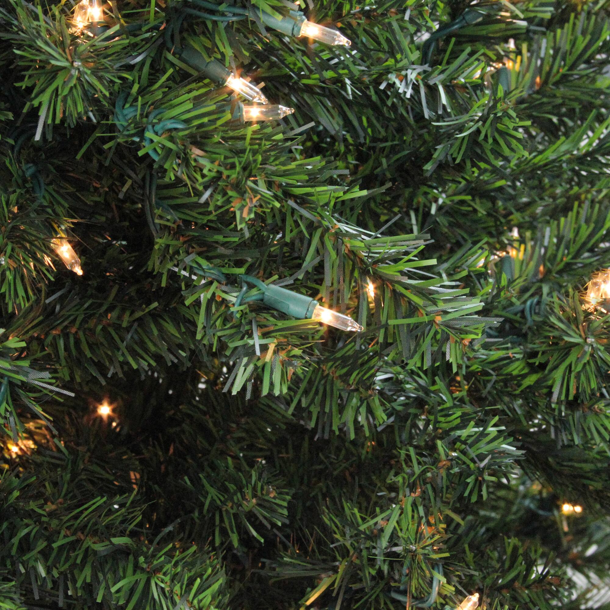 3ft. Pre-Lit Full Canadian Pine Artificial Christmas Tree, Clear Lights