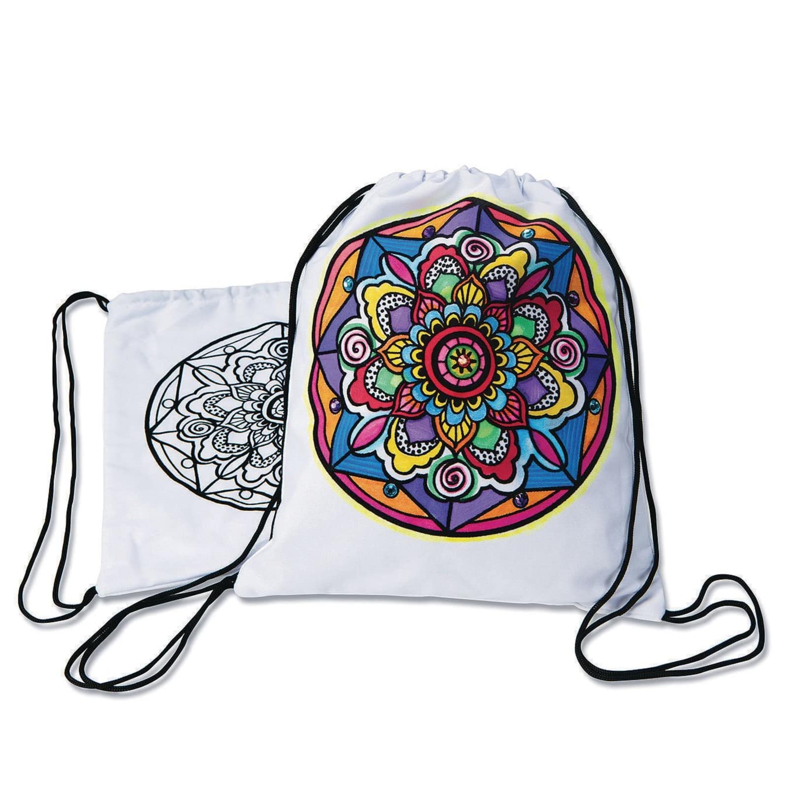 S&#x26;S&#xAE; Worldwide Velvet Art Mandala Backpack, 12ct.