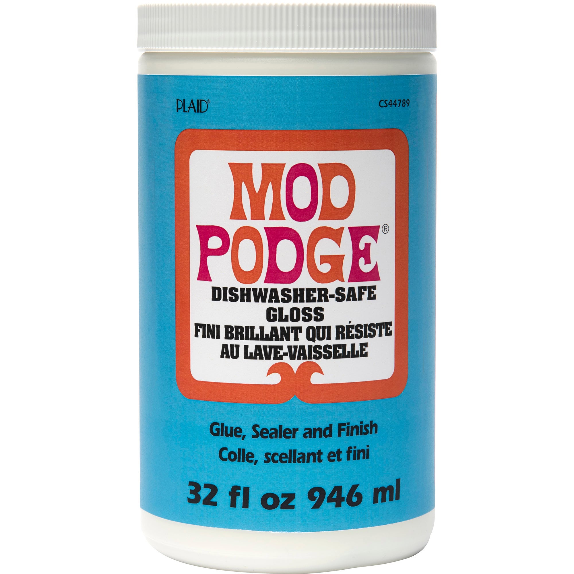 Mod Podge: 8oz Dishwasher Safe Gloss Glue/Sealer/Finish Non-Toxic – RQC  Supply Ltd