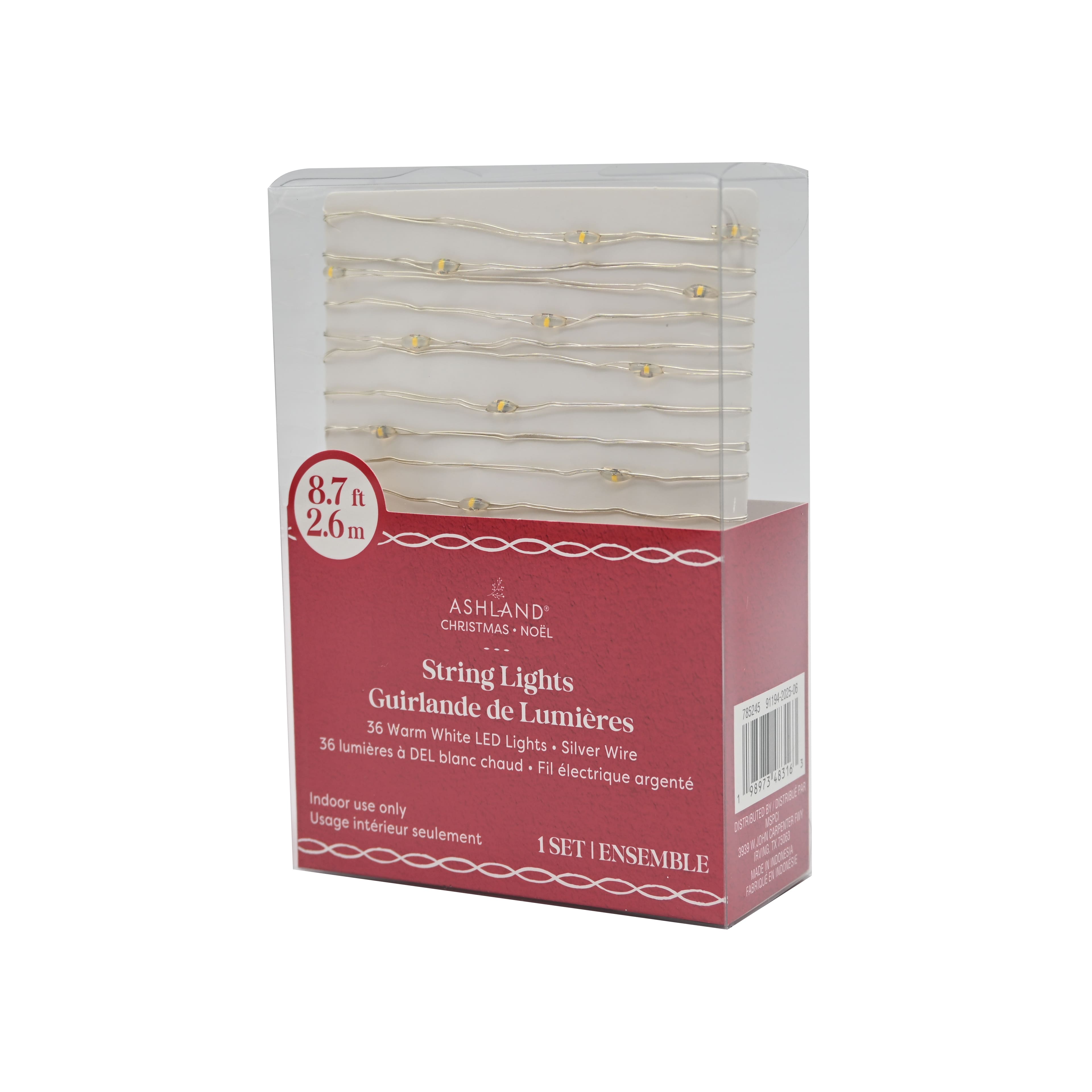 36ct. Warm White LED String Lights by Ashland&#xAE;