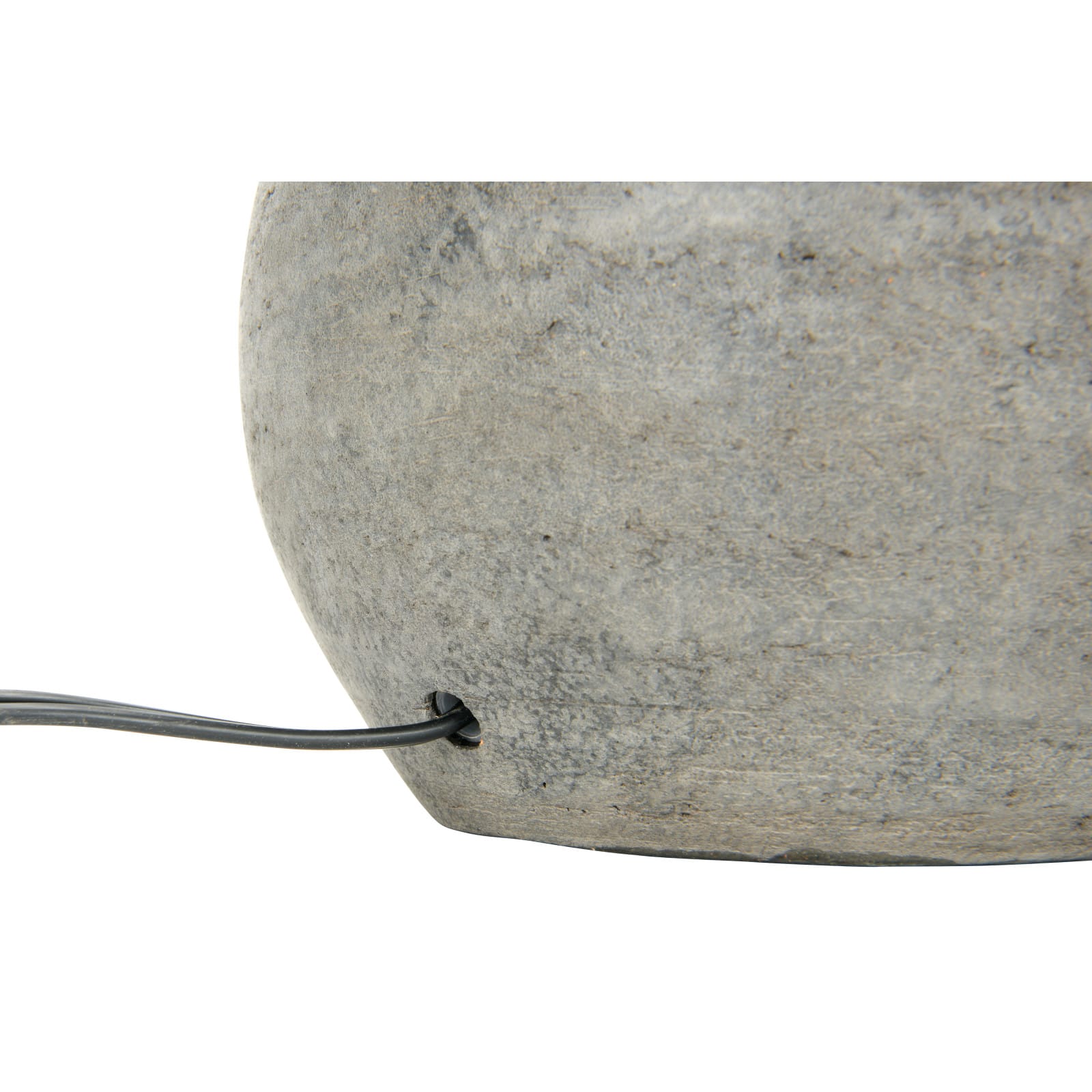 Hello Honey® 18" Distressed Finish Terracotta Table Lamp with Canvas Shade