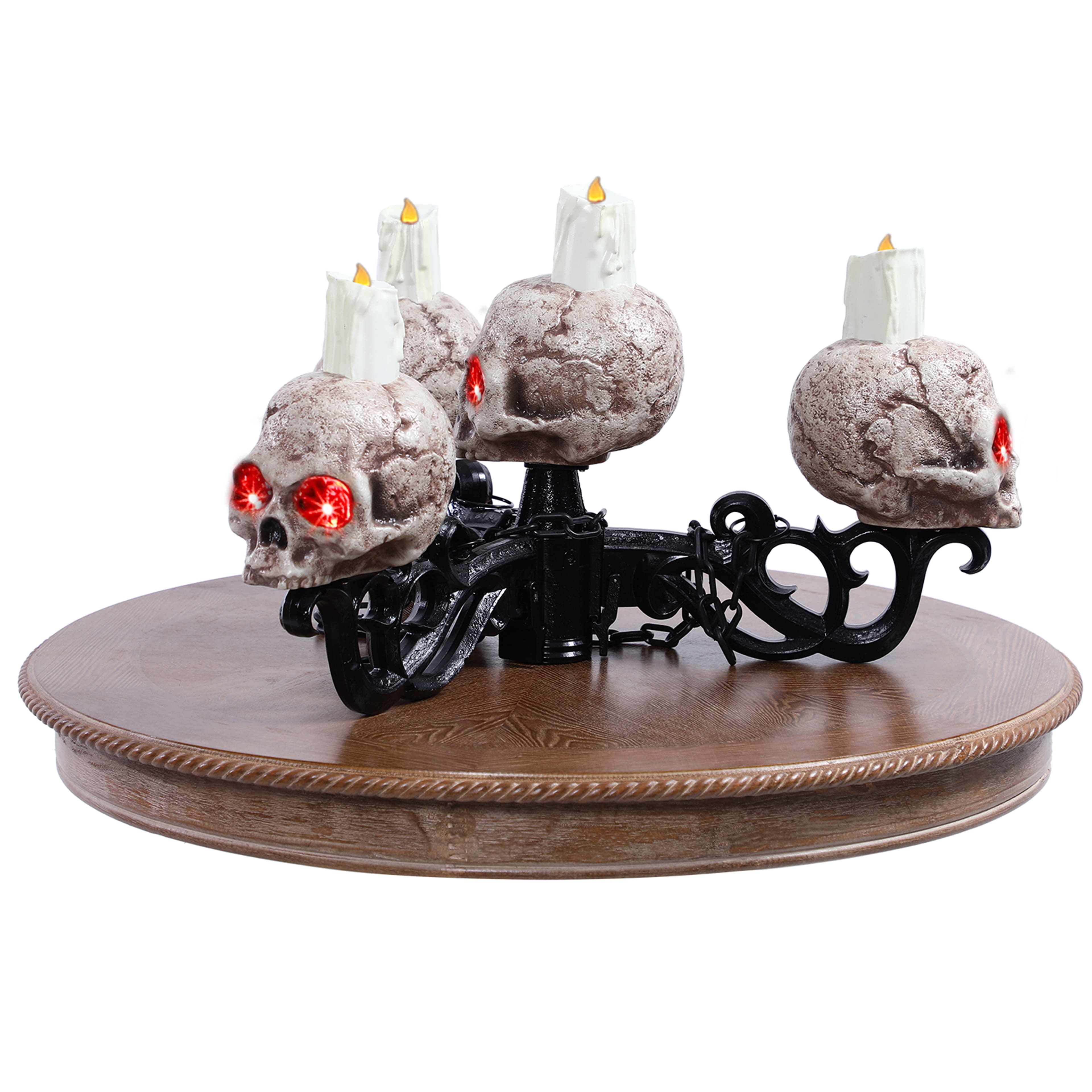 3-In-1 Lighted Skull Candelabra by Ashland®